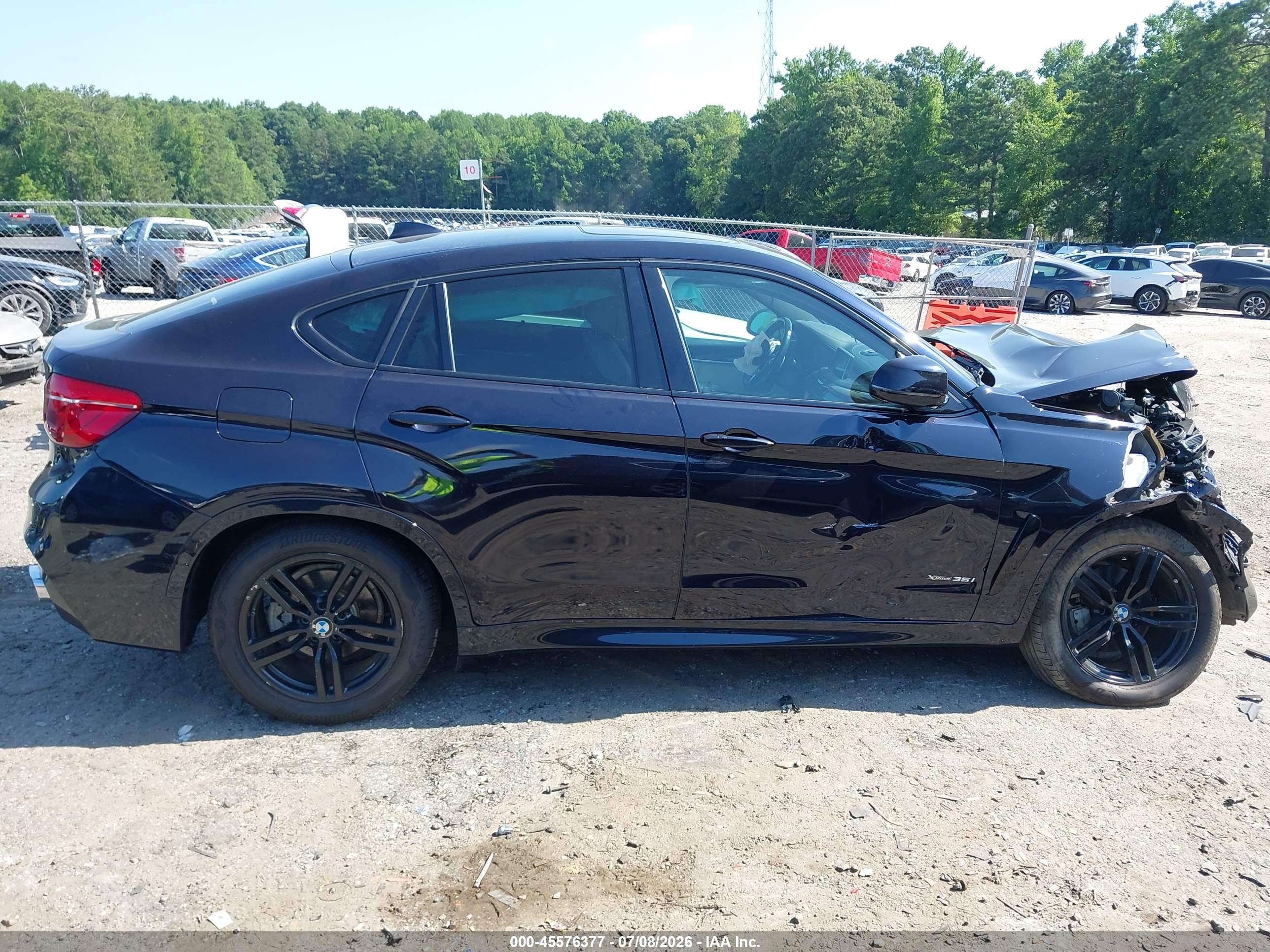 2015 Bmw X6 Xdrive35i Blue vin: 5UXKU2C51F0F96438