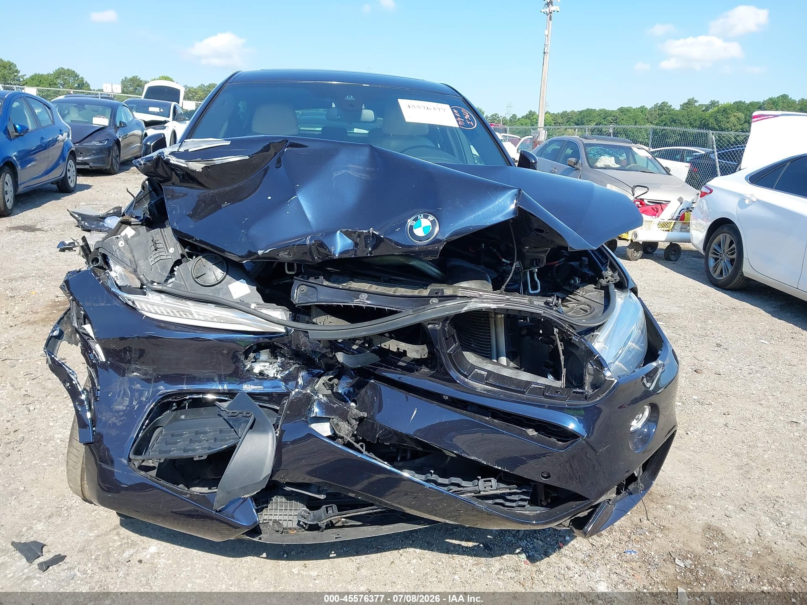2015 Bmw X6 Xdrive35i Blue vin: 5UXKU2C51F0F96438