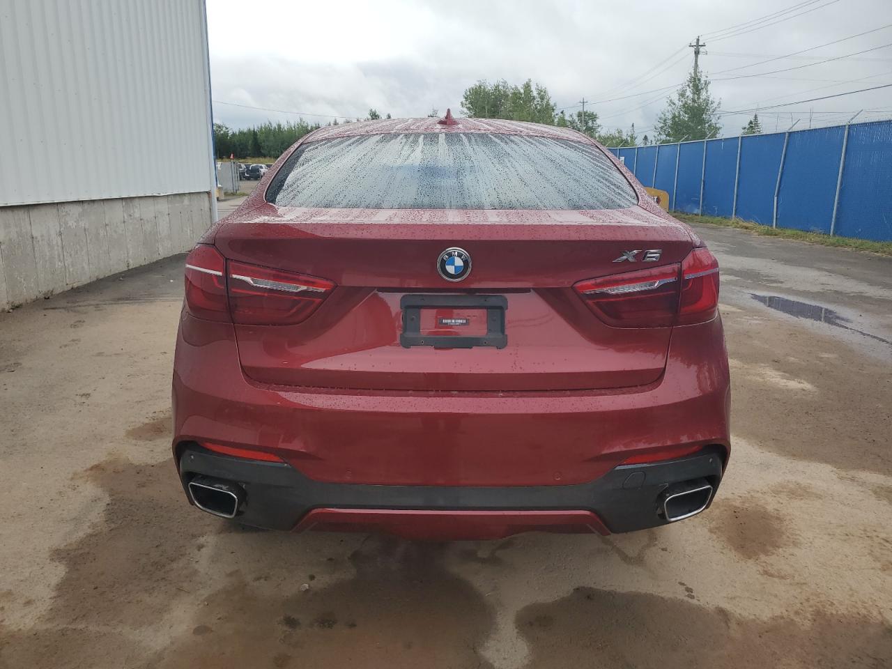 2018 Bmw X6 Xdrive35i Red vin: 5UXKU2C51J0X50619