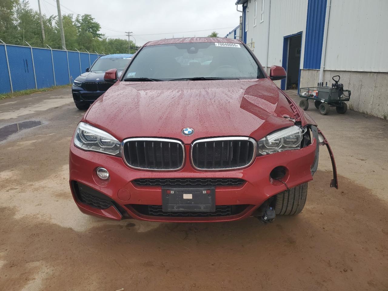 2018 Bmw X6 Xdrive35i Red vin: 5UXKU2C51J0X50619
