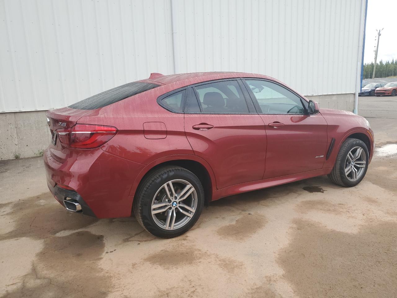2018 Bmw X6 Xdrive35i Red vin: 5UXKU2C51J0X50619