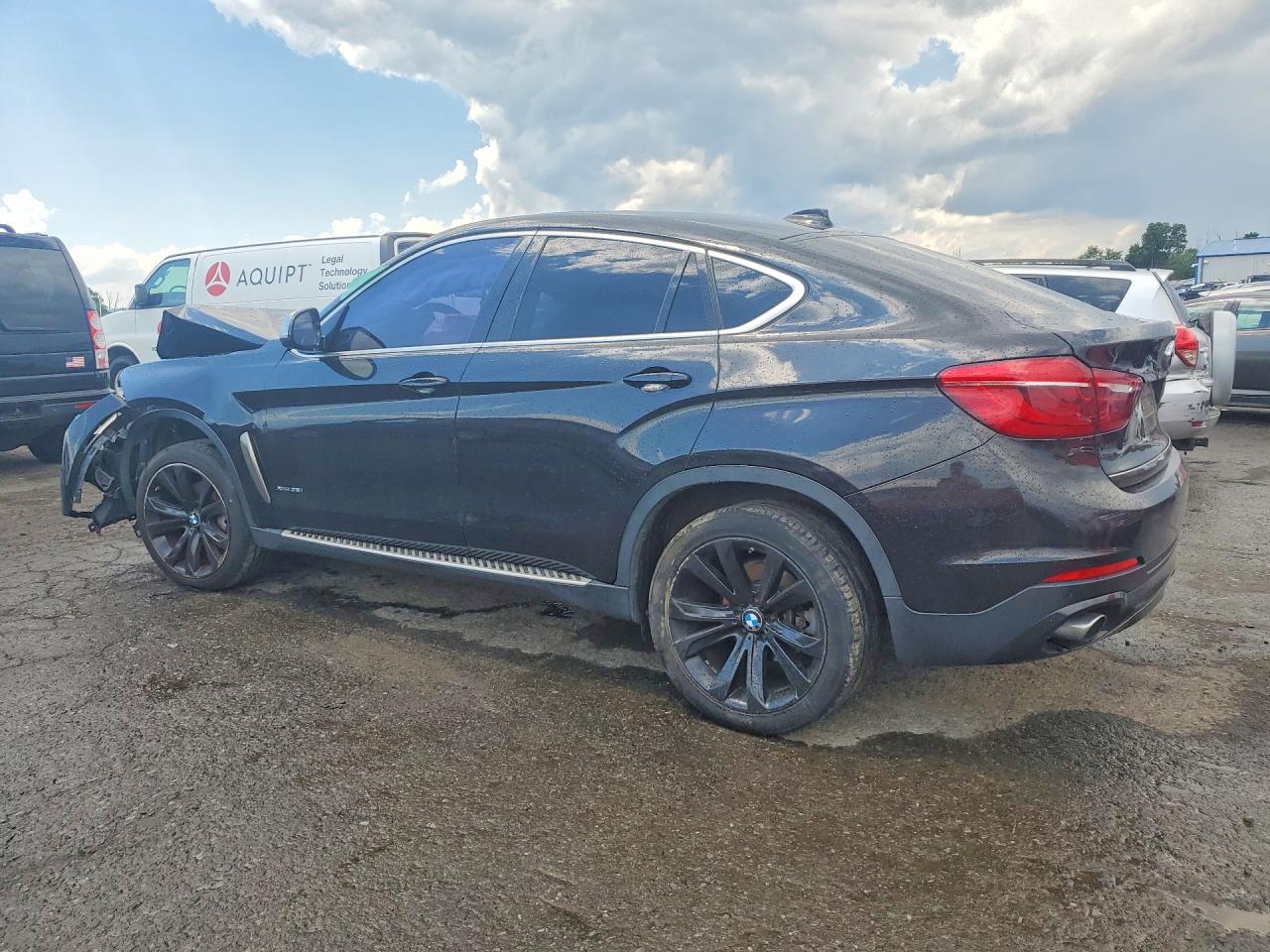2015 Bmw X6 Xdrive35i Black vin: 5UXKU2C52F0N75885