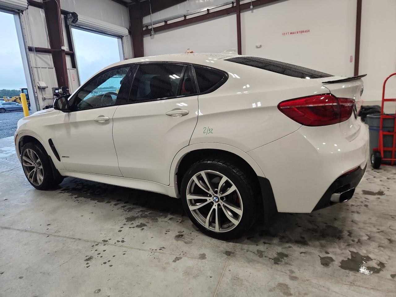 2015 Bmw X6 Xdrive35i White vin: 5UXKU2C53F0F95436