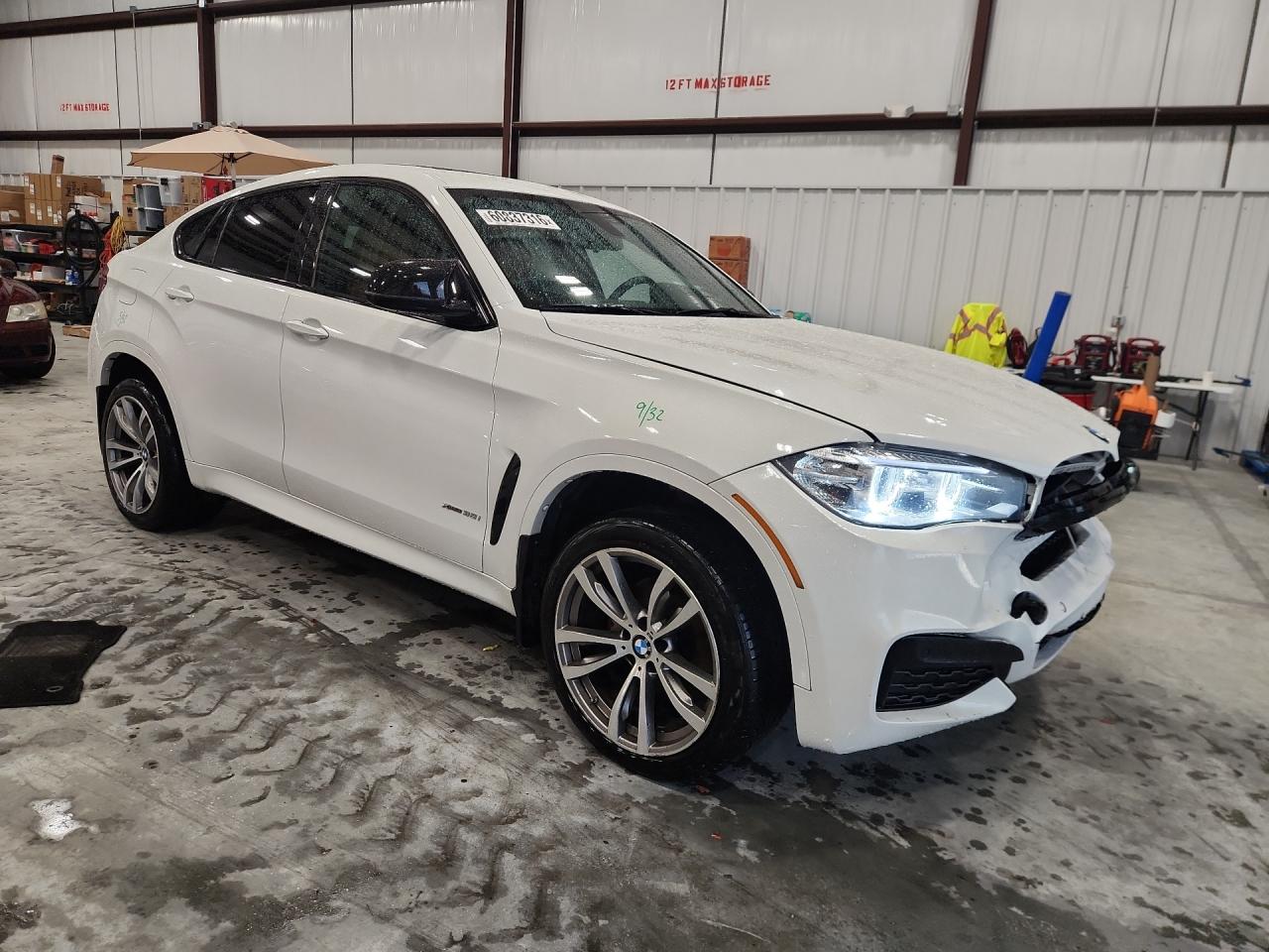 2015 Bmw X6 Xdrive35i White vin: 5UXKU2C53F0F95436