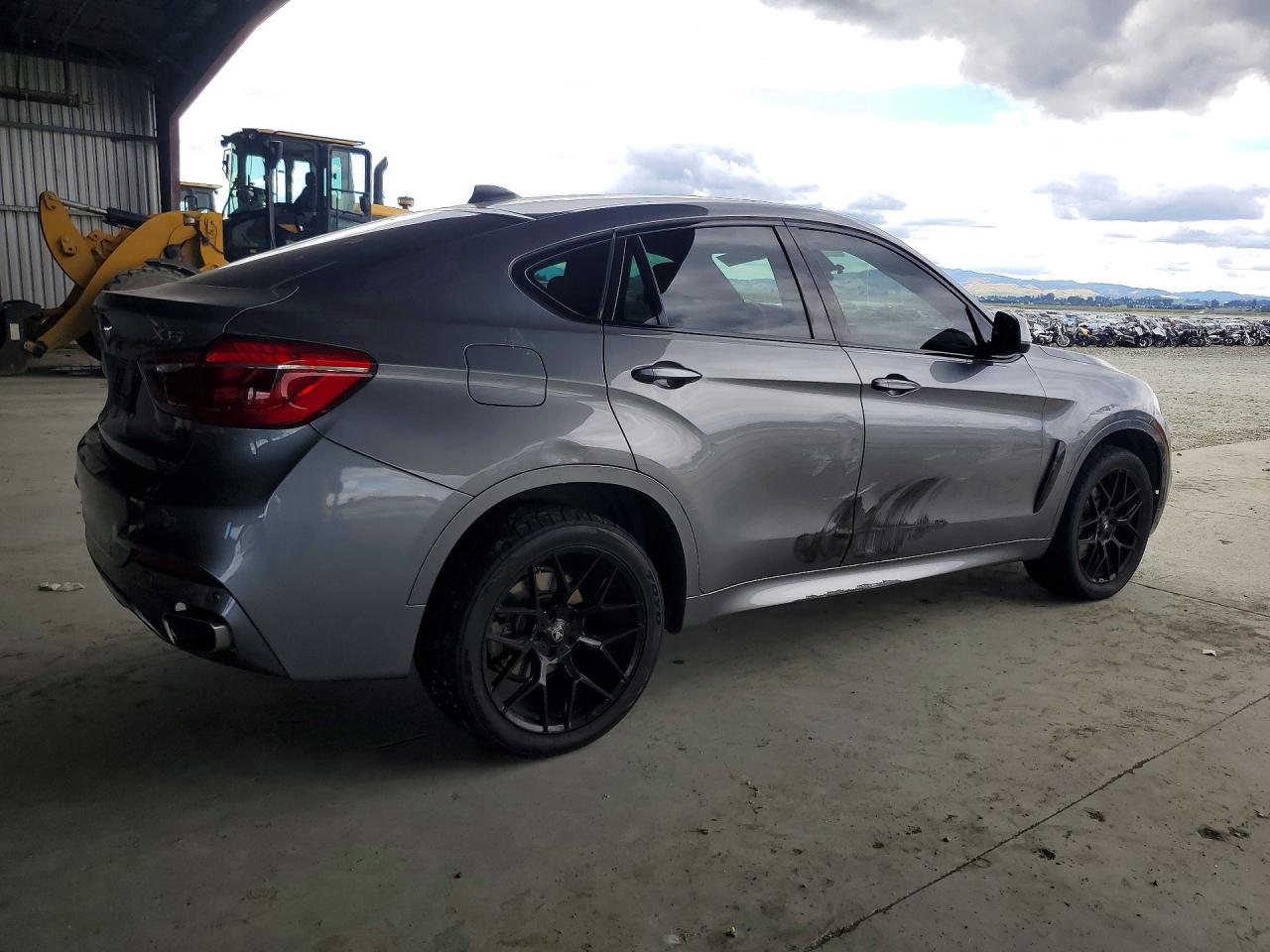 2015 Bmw X6 Xdrive35i Gray vin: 5UXKU2C53F0N77502