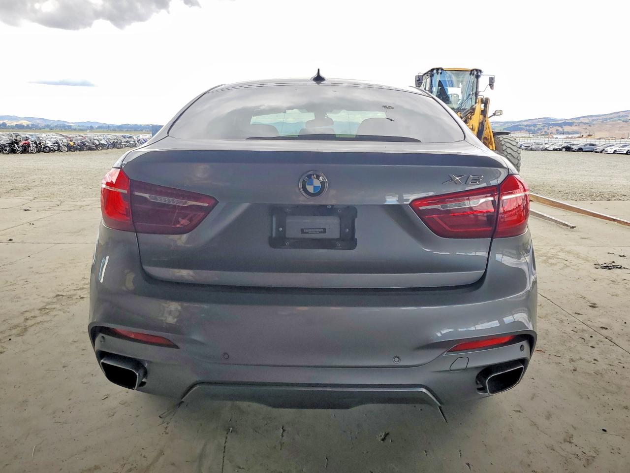 2015 Bmw X6 Xdrive35i Gray vin: 5UXKU2C53F0N77502
