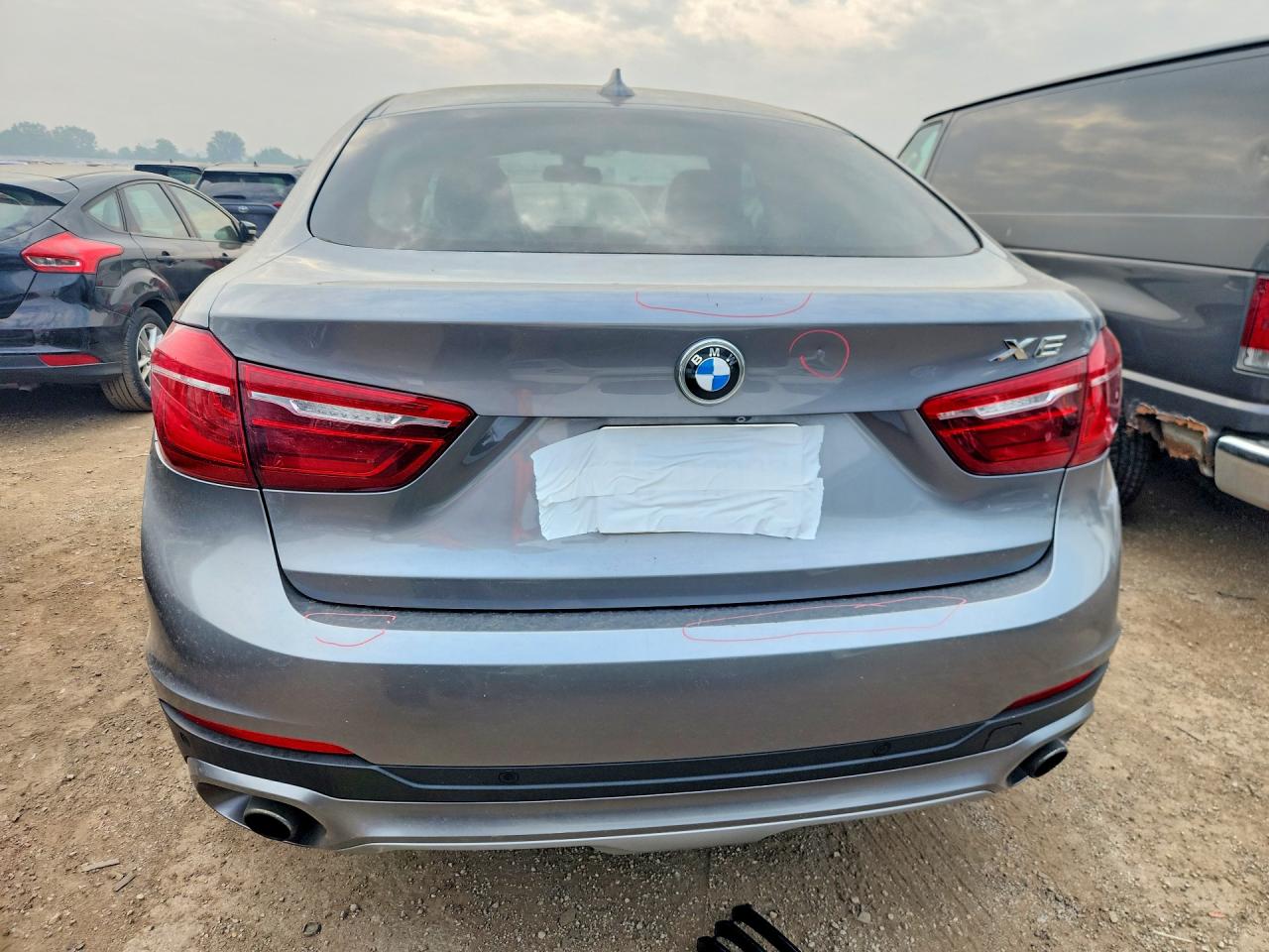 2015 Bmw X6 Xdrive35i Gray vin: 5UXKU2C54F0N76388