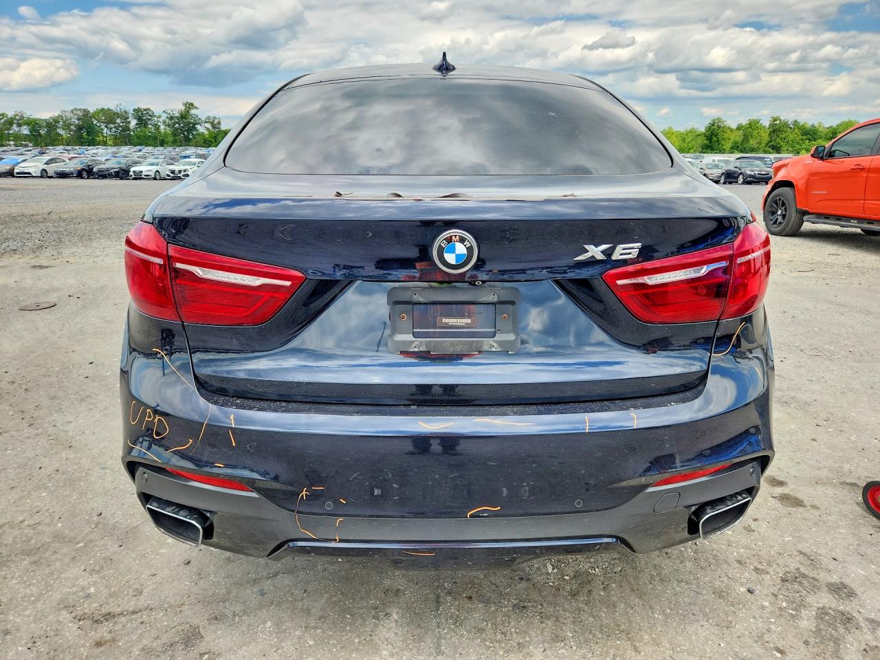 2015 Bmw X6 Xdrive35i Black vin: 5UXKU2C55F0F94823
