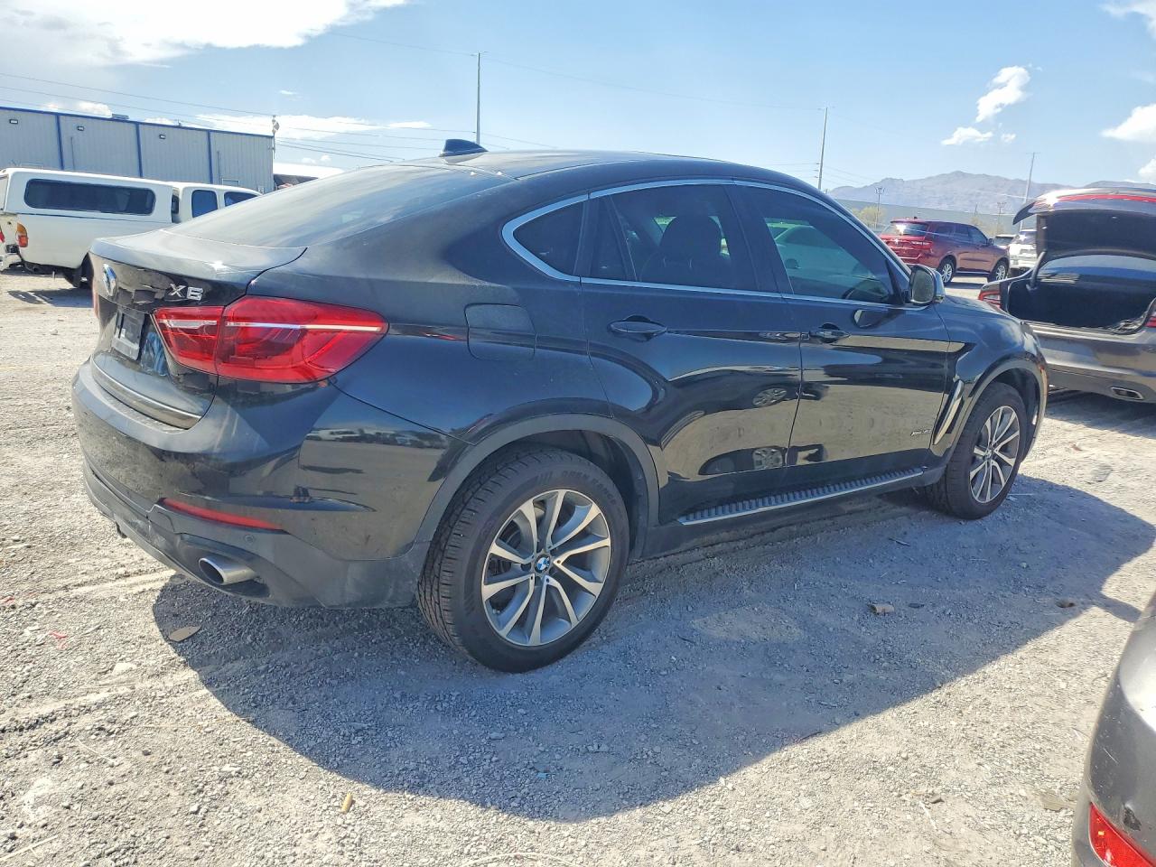 2015 Bmw X6 Xdrive35i Black vin: 5UXKU2C55F0F95521