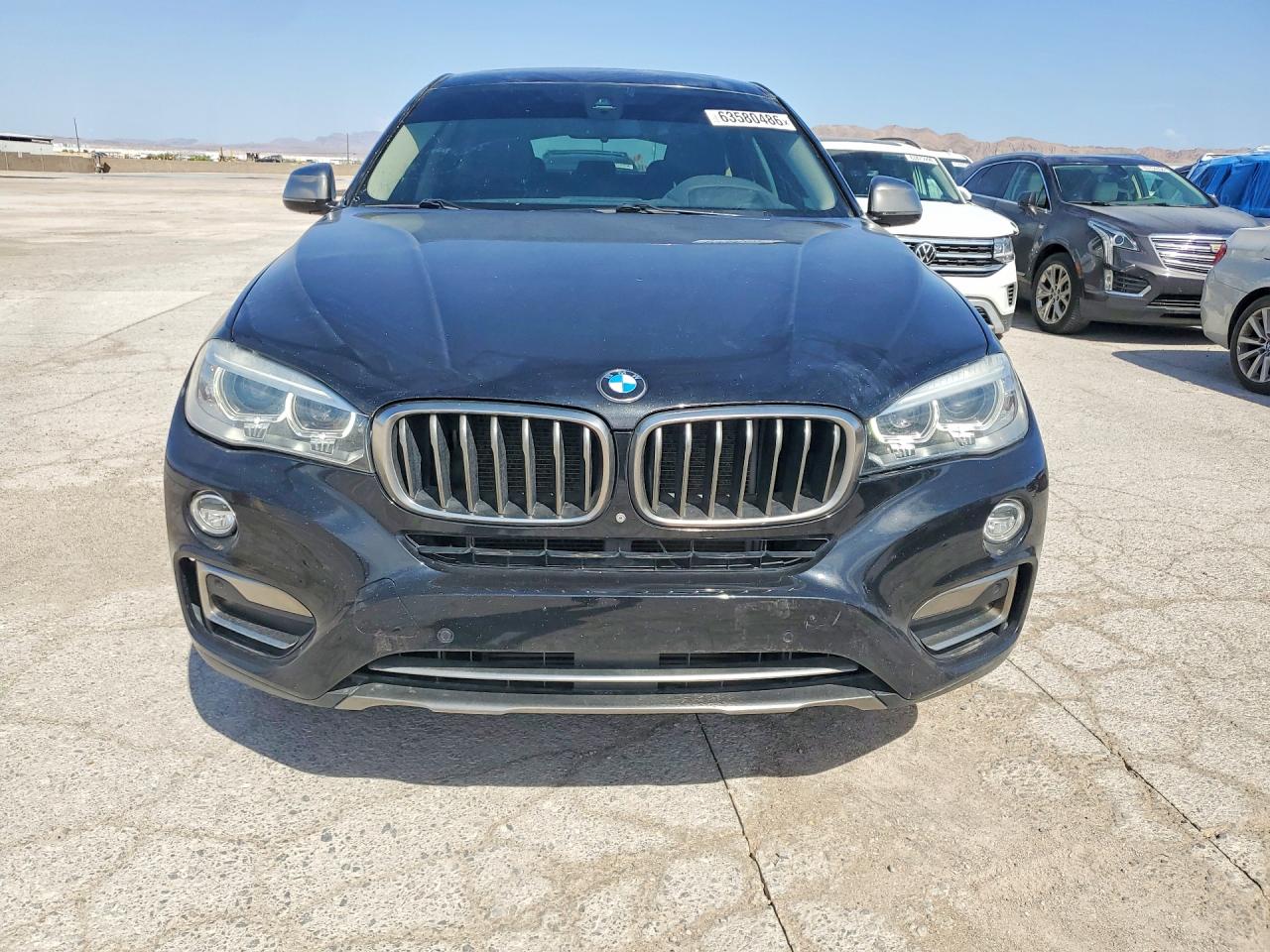 2015 Bmw X6 Xdrive35i Black vin: 5UXKU2C55F0F95521