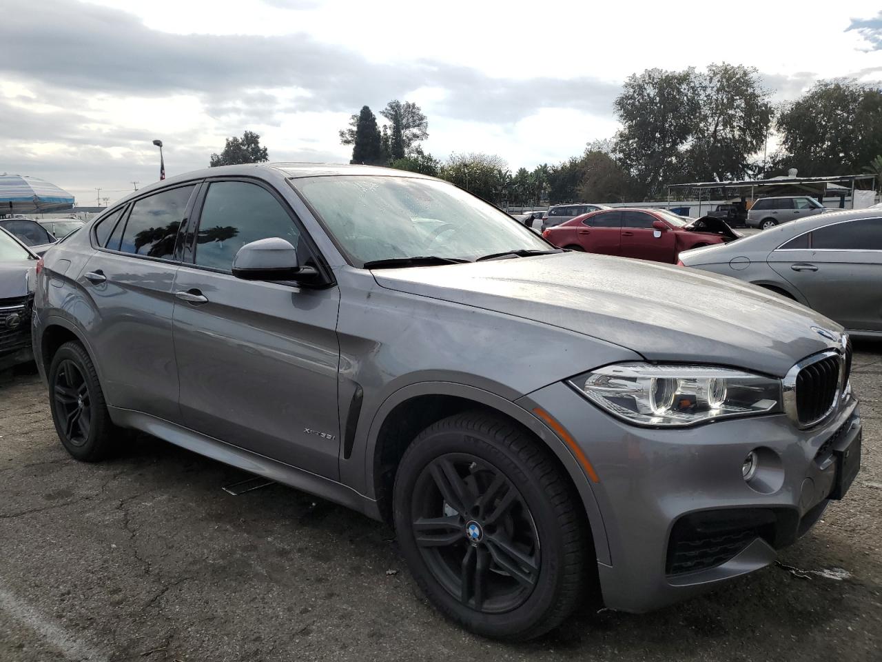 2018 Bmw X6 Xdrive35i Серый vin: 5UXKU2C55J0X49778