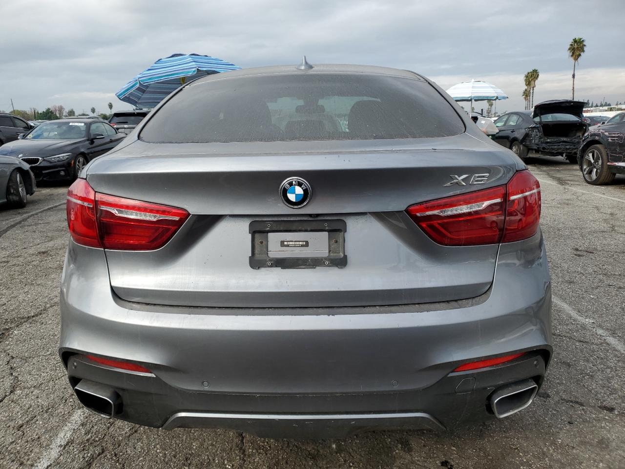 2018 Bmw X6 Xdrive35i Серый vin: 5UXKU2C55J0X49778