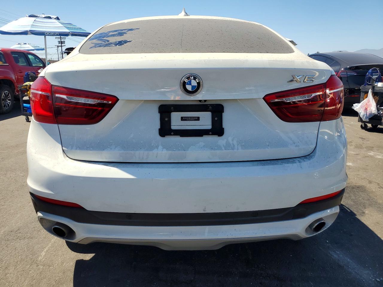 2015 Bmw X6 Xdrive35i White vin: 5UXKU2C57F0F96055
