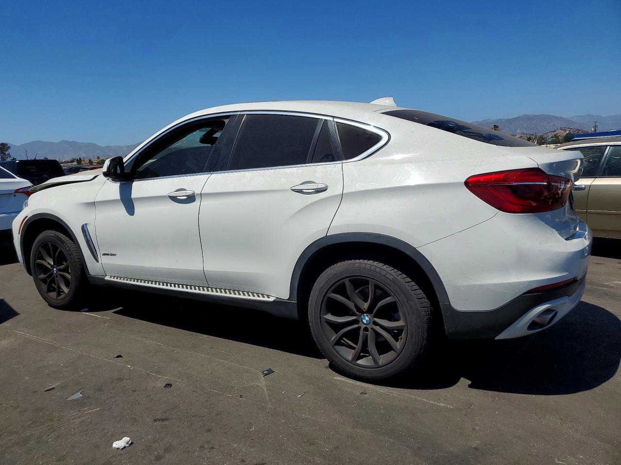 2015 Bmw X6 Xdrive35i White vin: 5UXKU2C57F0F96055