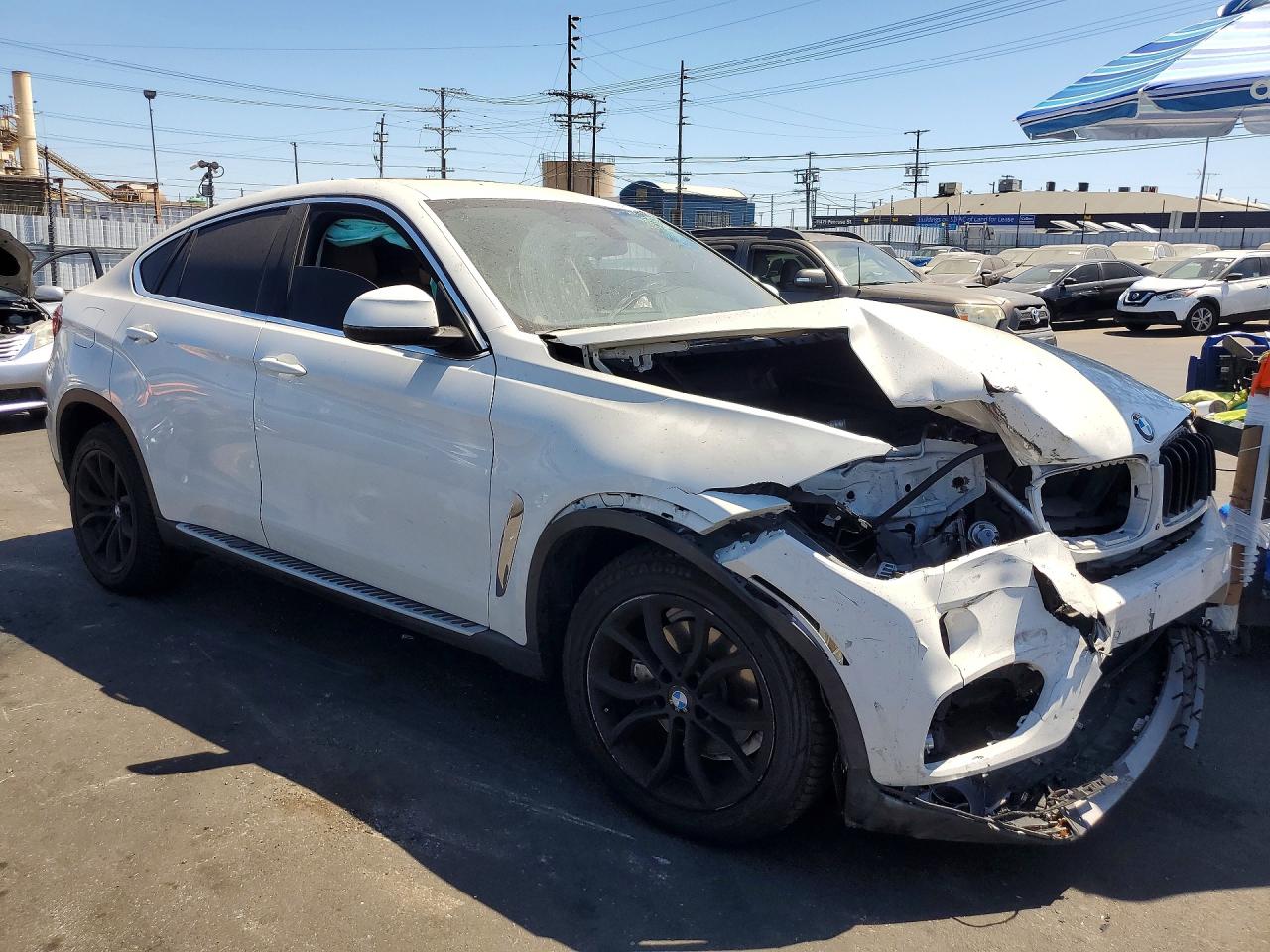 2015 Bmw X6 Xdrive35i White vin: 5UXKU2C57F0F96055