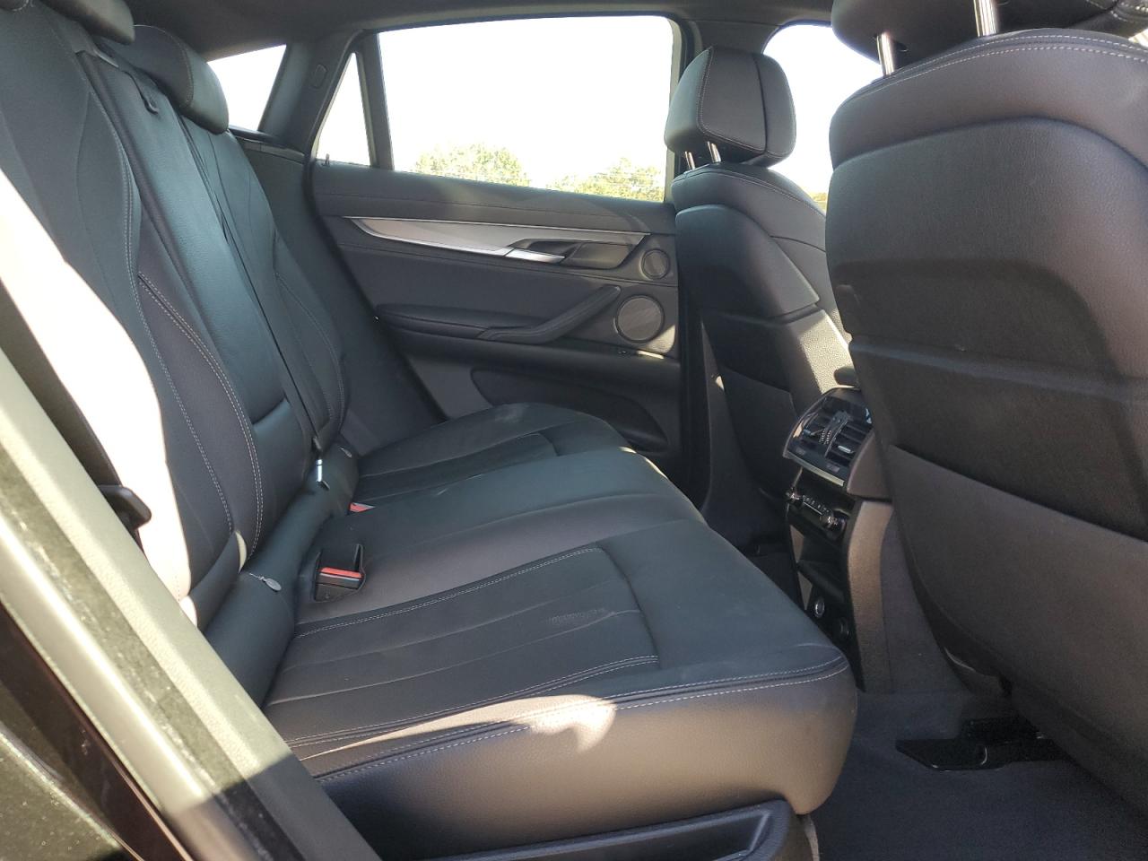 2018 Bmw X6 Xdrive35i Black vin: 5UXKU2C57J0X51452