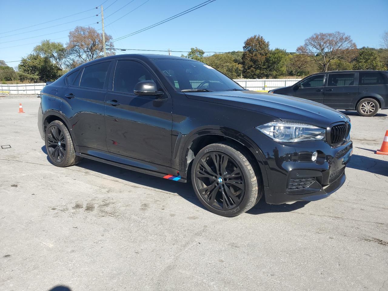 2018 Bmw X6 Xdrive35i Black vin: 5UXKU2C57J0X51452