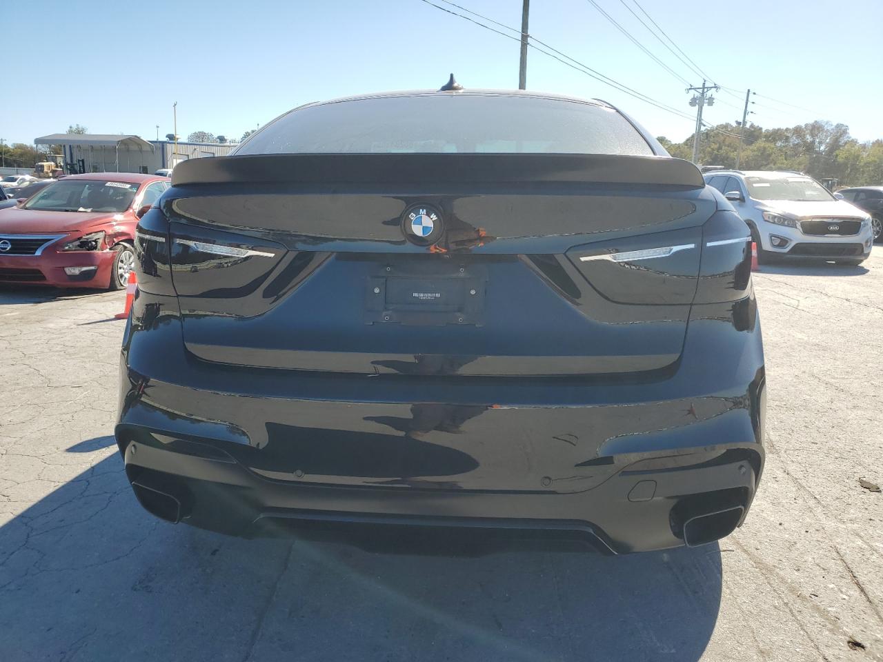 2018 Bmw X6 Xdrive35i Black vin: 5UXKU2C57J0X51452