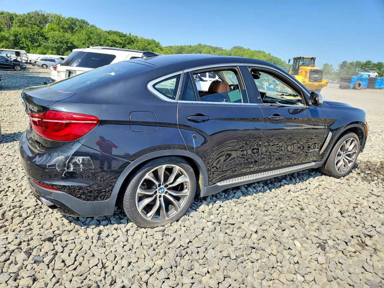 2015 Bmw X6 Xdrive35i Black vin: 5UXKU2C58F0F94640
