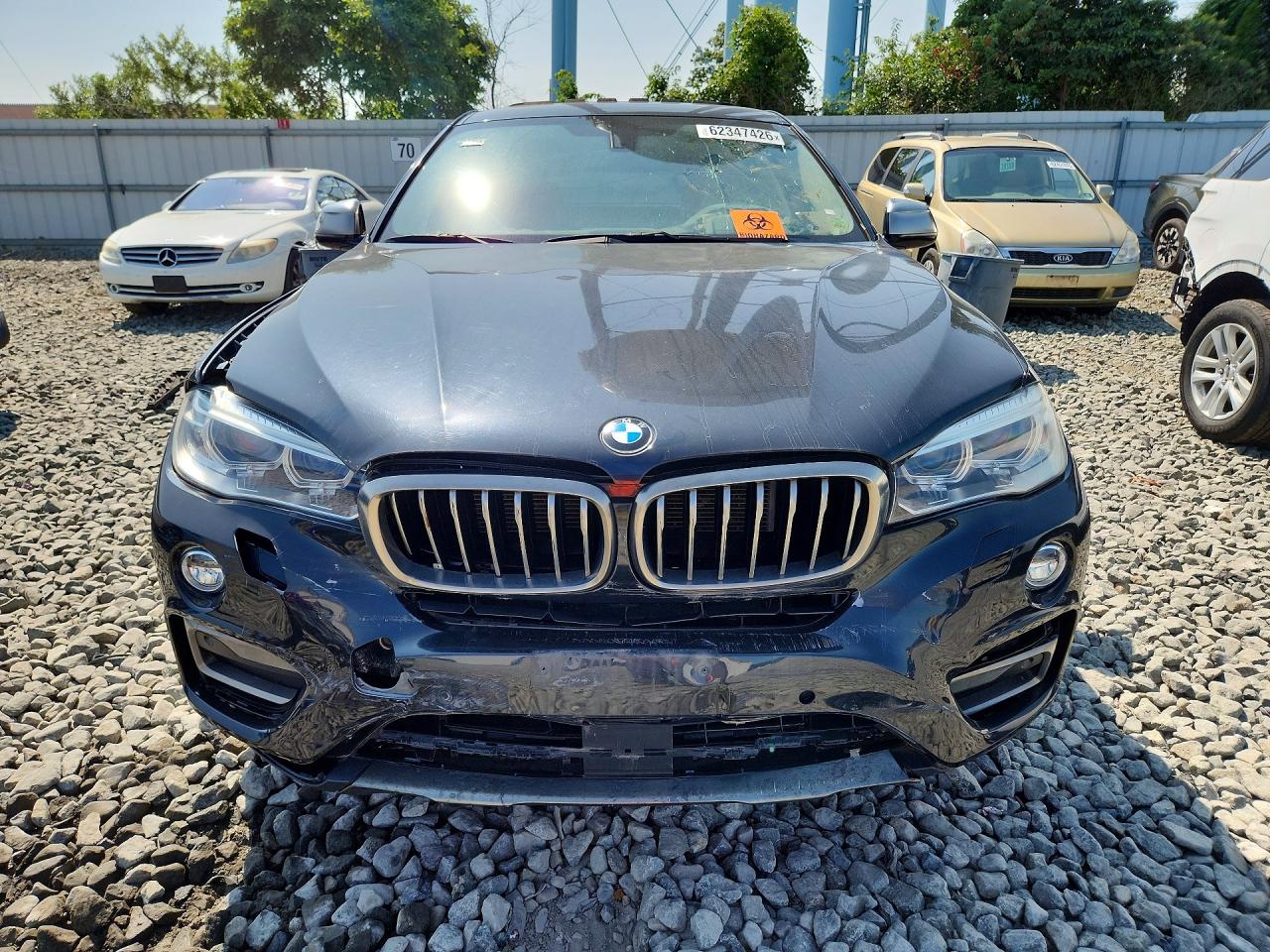 2015 Bmw X6 Xdrive35i Black vin: 5UXKU2C58F0F94640