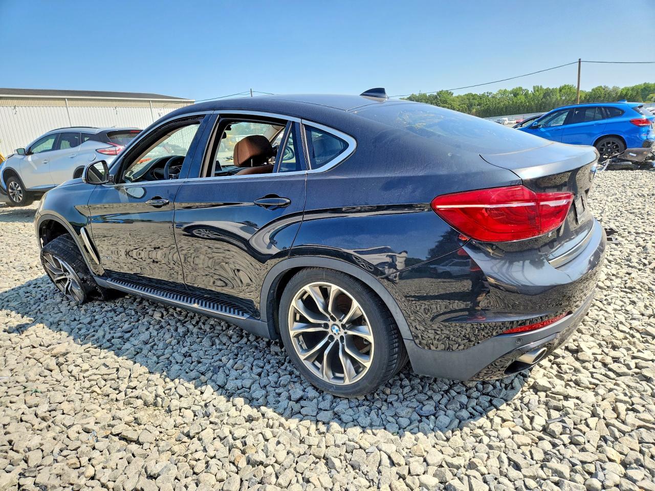2015 Bmw X6 Xdrive35i Black vin: 5UXKU2C58F0F94640