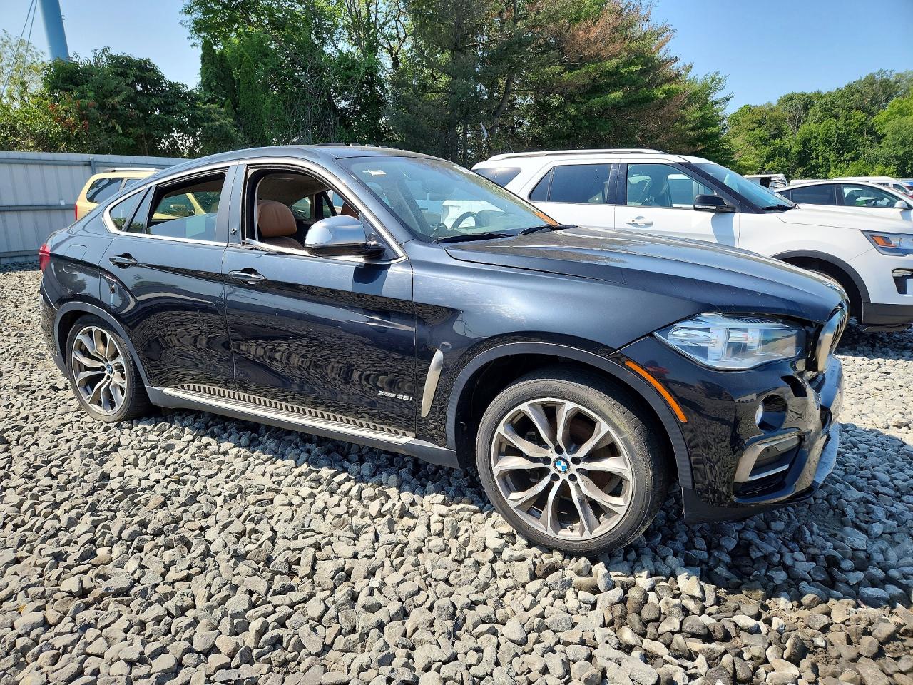 2015 Bmw X6 Xdrive35i Black vin: 5UXKU2C58F0F94640
