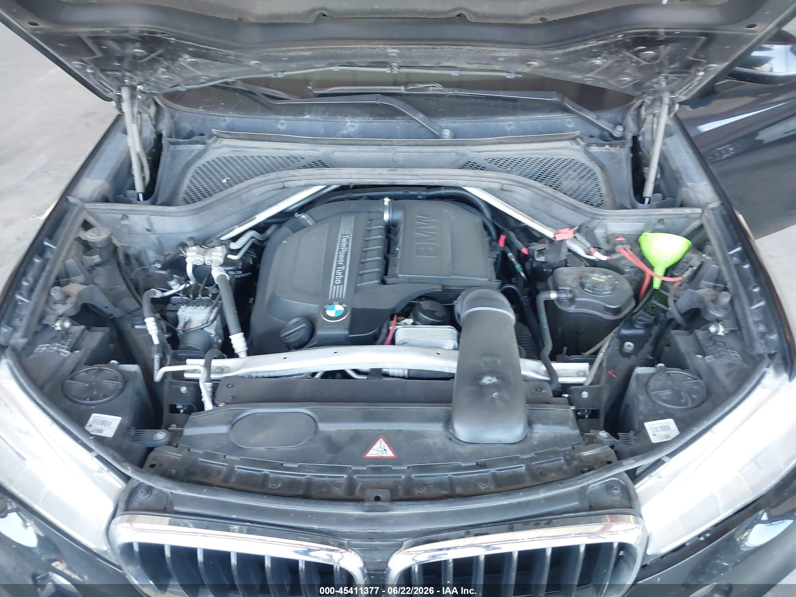 2015 Bmw X6 Xdrive35i Black vin: 5UXKU2C58F0F95075