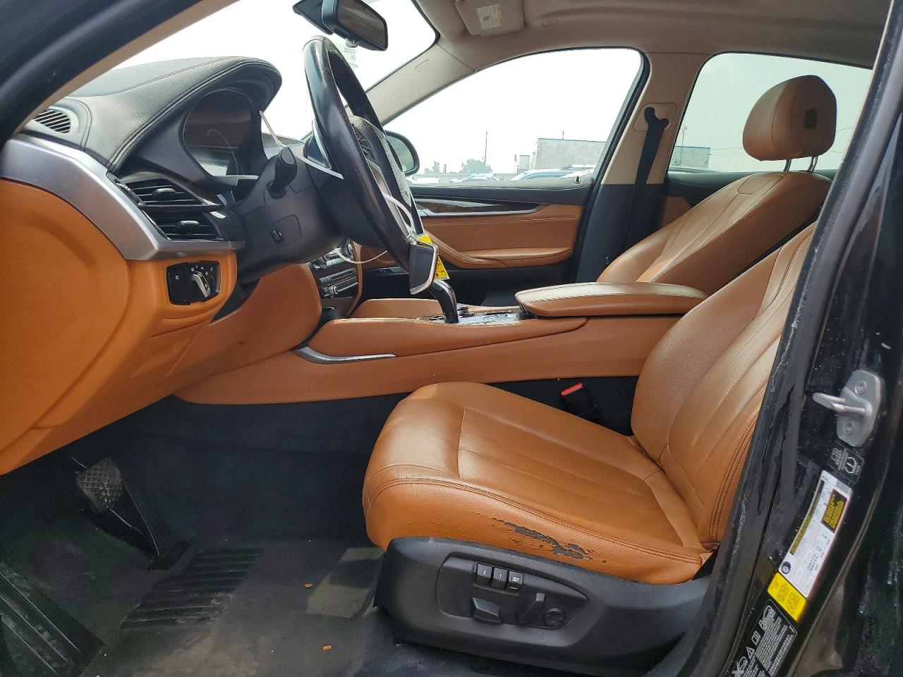 2015 Bmw X6 Xdrive35i Black vin: 5UXKU2C58F0F95271