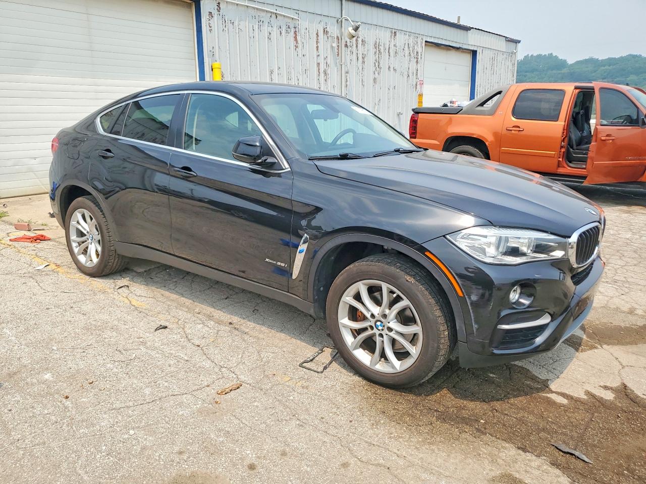 2015 Bmw X6 Xdrive35i Black vin: 5UXKU2C58F0F95271