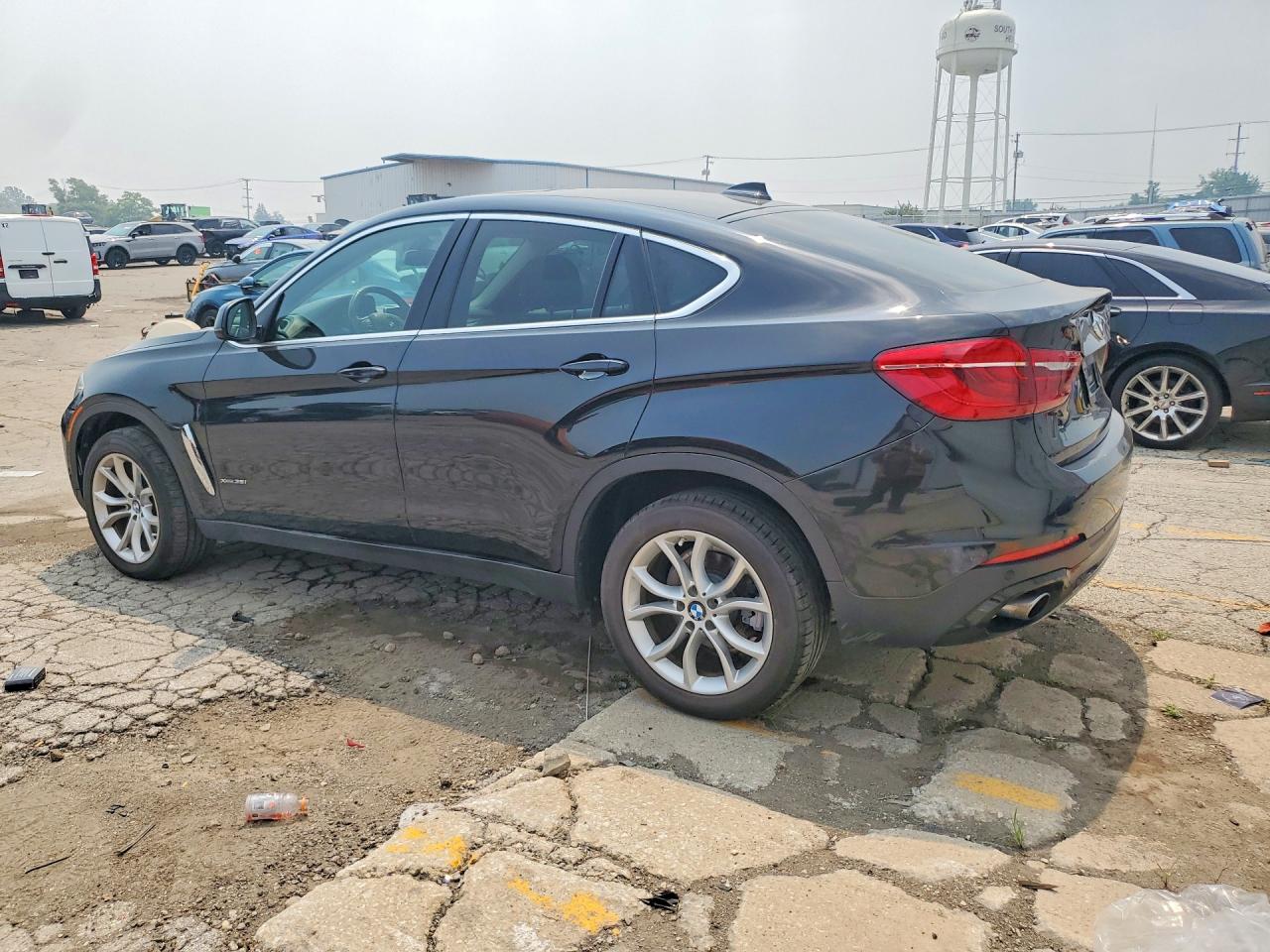 2015 Bmw X6 Xdrive35i Black vin: 5UXKU2C58F0F95271