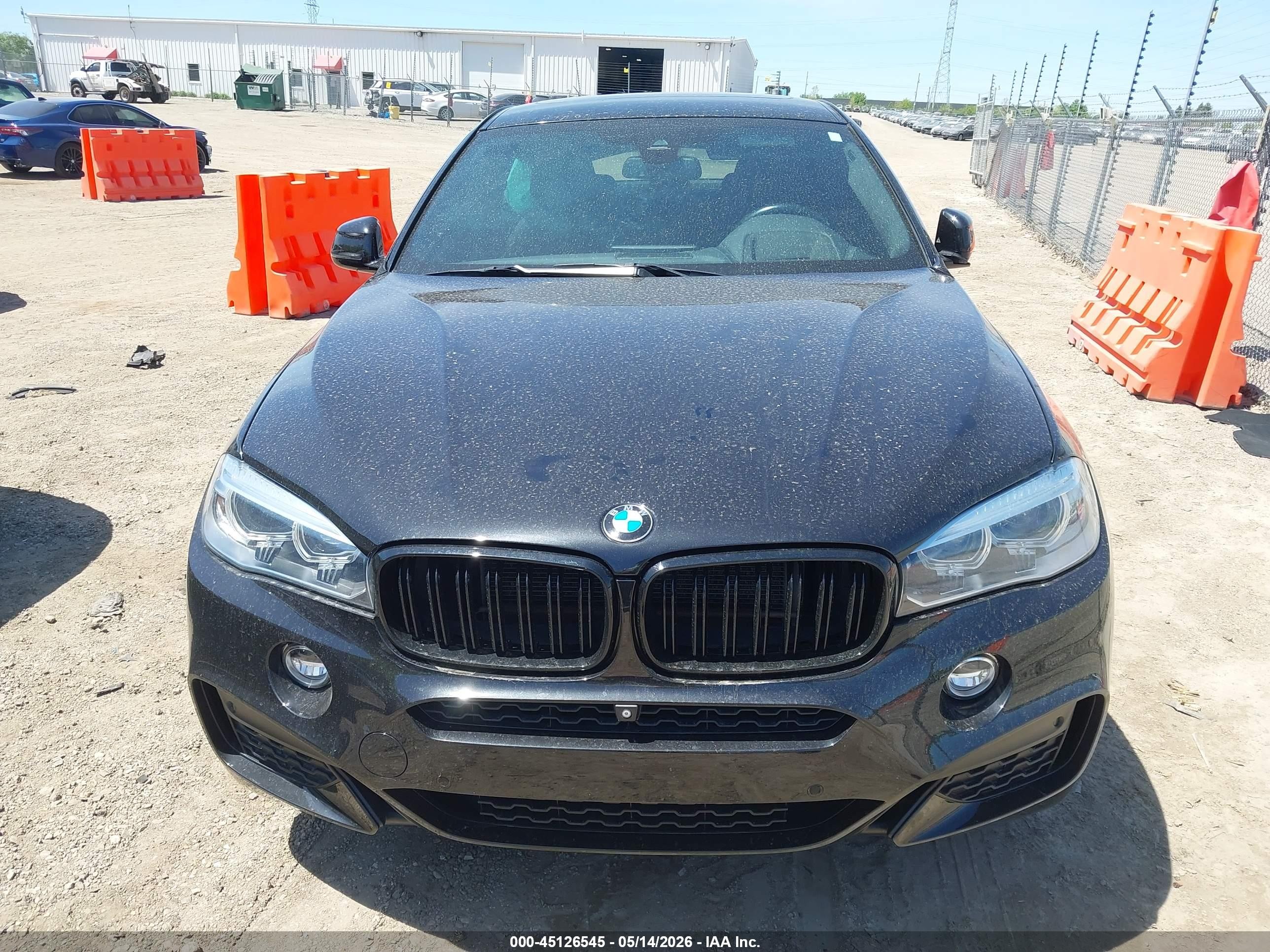2015 Bmw X6 Xdrive35i Black vin: 5UXKU2C58F0N77530