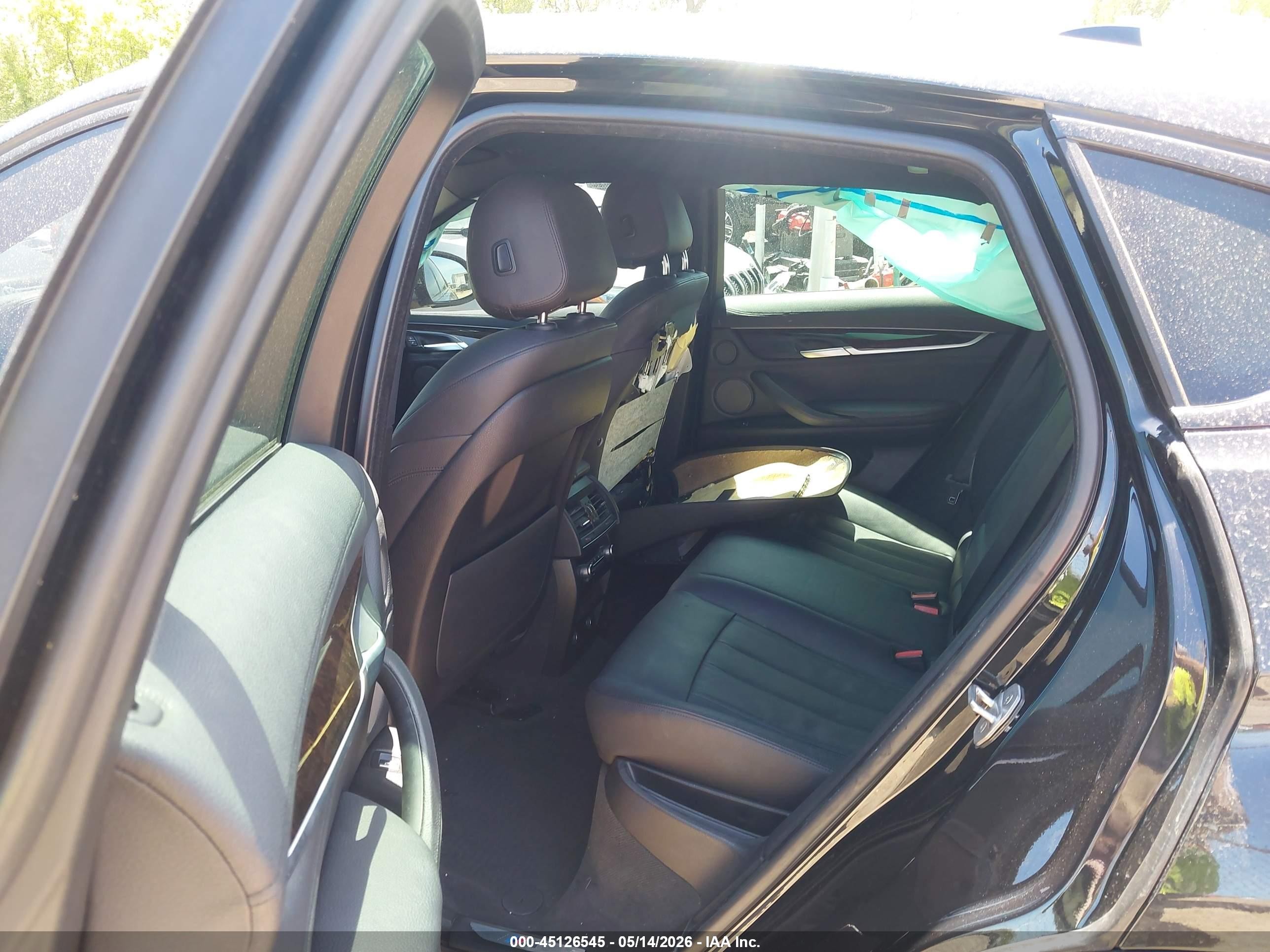 2015 Bmw X6 Xdrive35i Black vin: 5UXKU2C58F0N77530