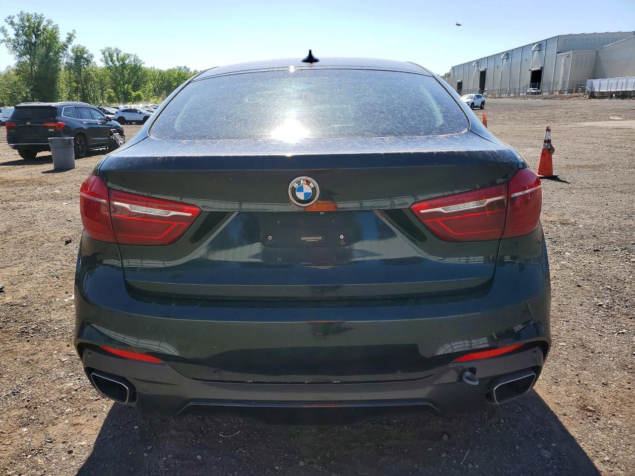 2015 Bmw X6 Xdrive35i Blue vin: 5UXKU2C58F0N77849
