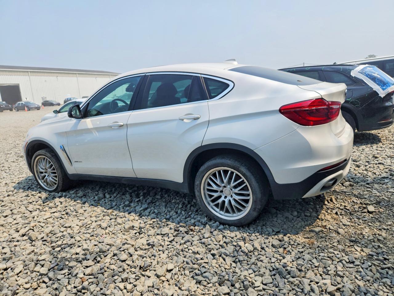 2015 Bmw X6 Xdrive35i White vin: 5UXKU2C59F0N75835