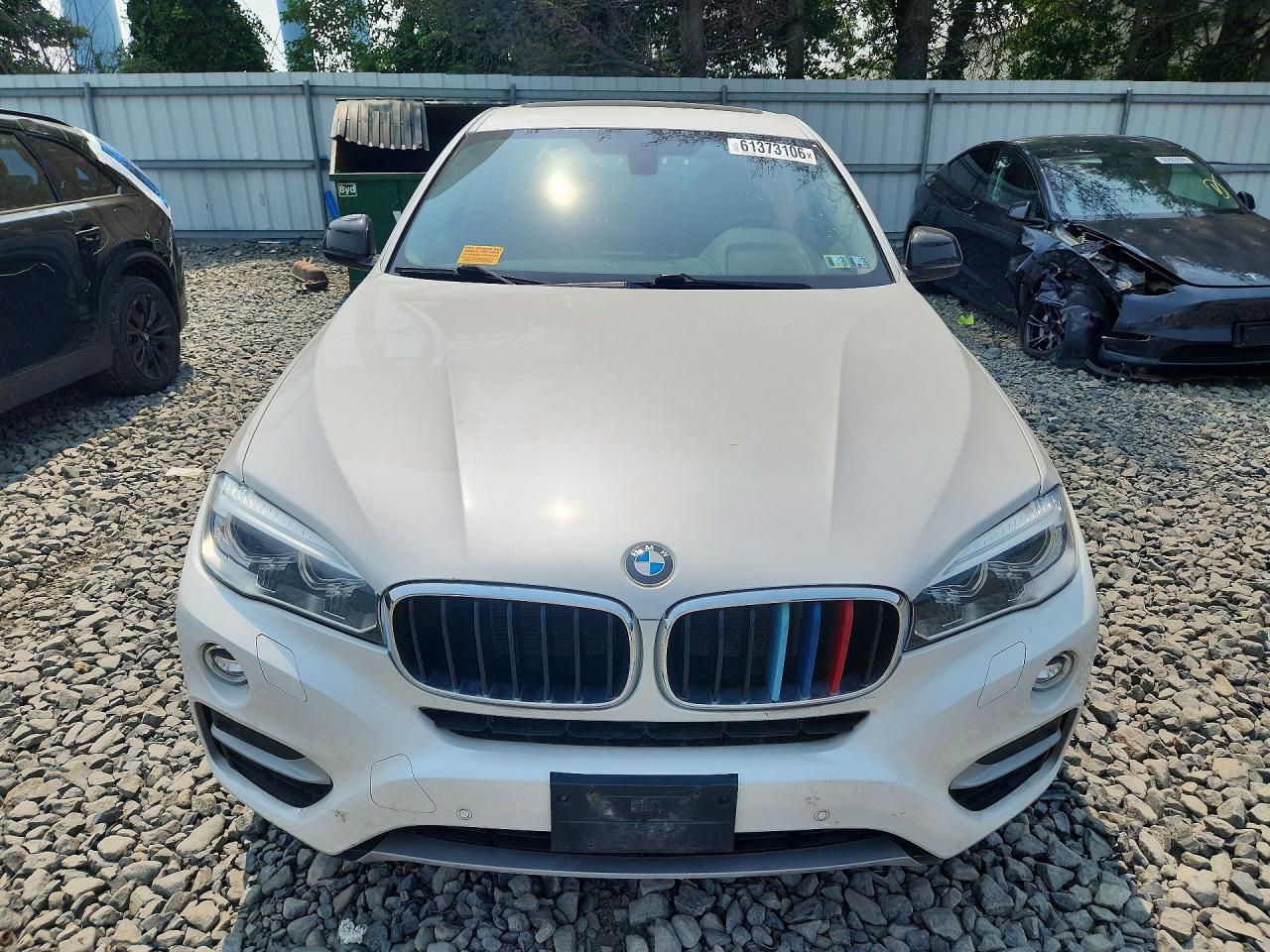 2015 Bmw X6 Xdrive35i White vin: 5UXKU2C59F0N75835
