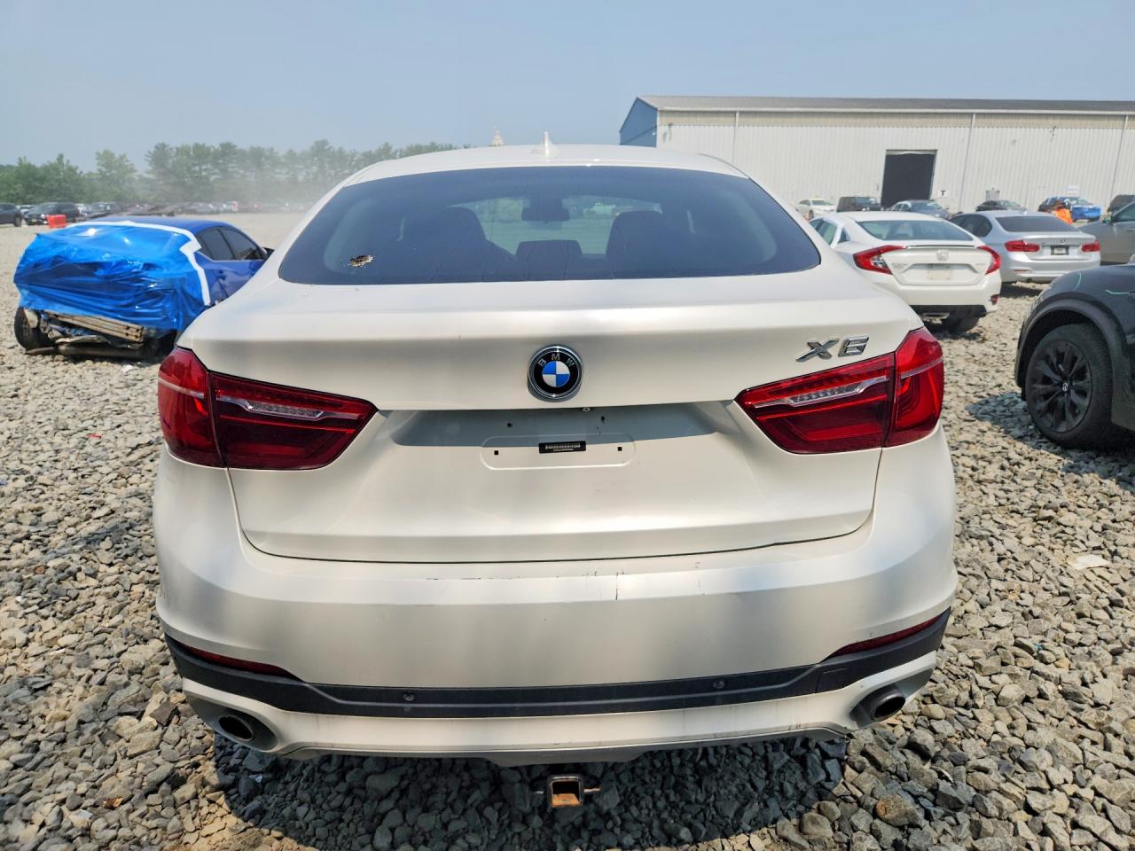2015 Bmw X6 Xdrive35i White vin: 5UXKU2C59F0N75835