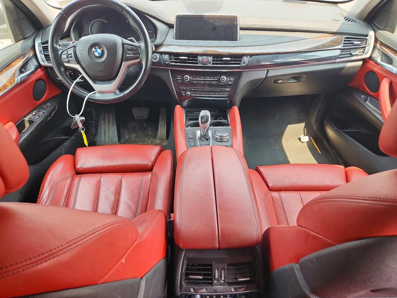 2015 Bmw X6 Xdrive35i White vin: 5UXKU2C59F0N75835