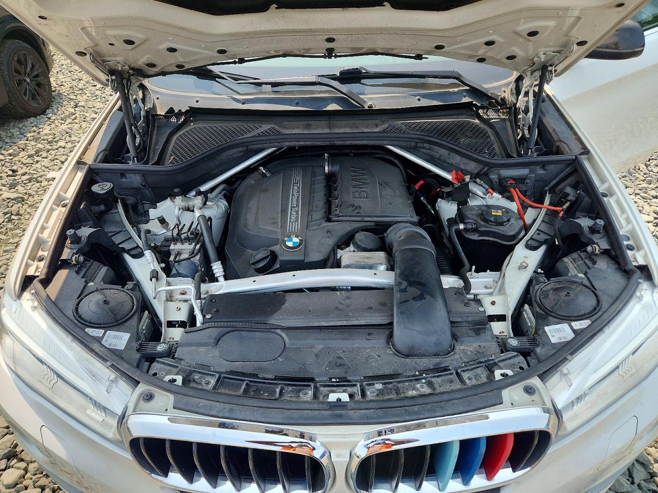 2015 Bmw X6 Xdrive35i White vin: 5UXKU2C59F0N75835