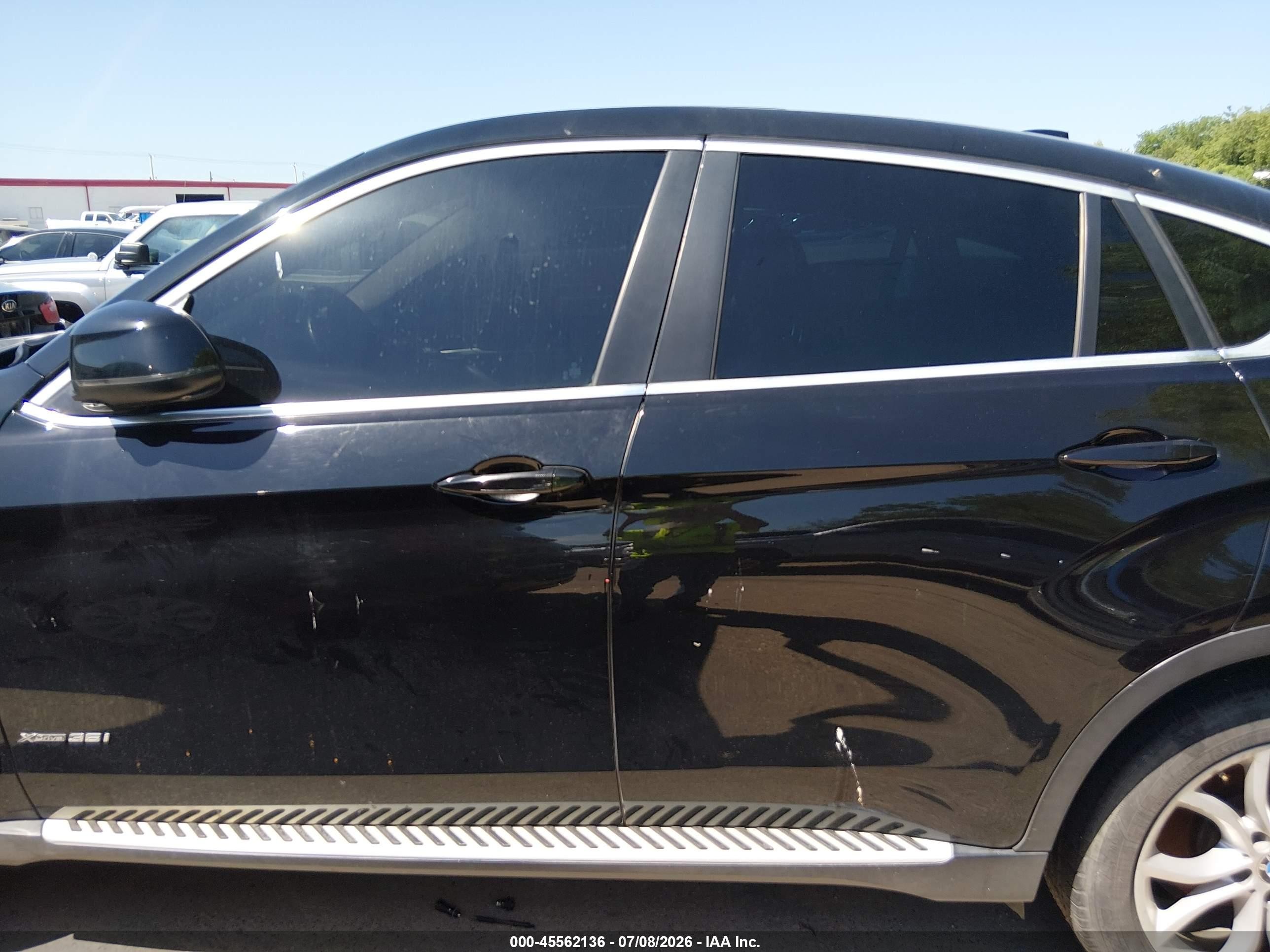 2015 Bmw X6 Xdrive35i Black vin: 5UXKU2C5XF0F96292