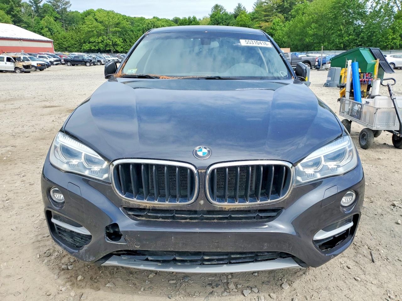 2015 Bmw X6 Xdrive35i Серый vin: 5UXKU2C5XF0N76668