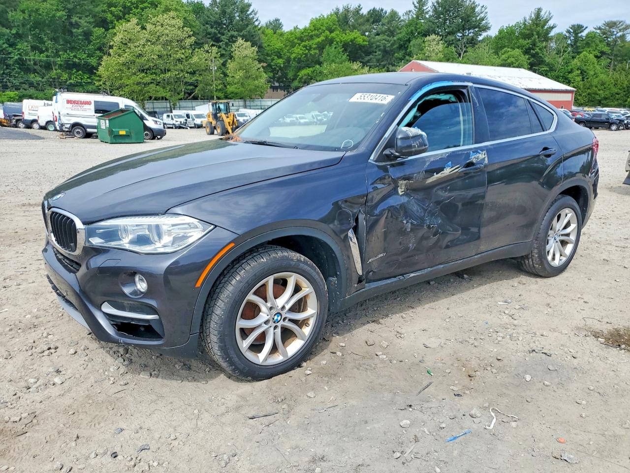 2015 Bmw X6 Xdrive35i Серый vin: 5UXKU2C5XF0N76668