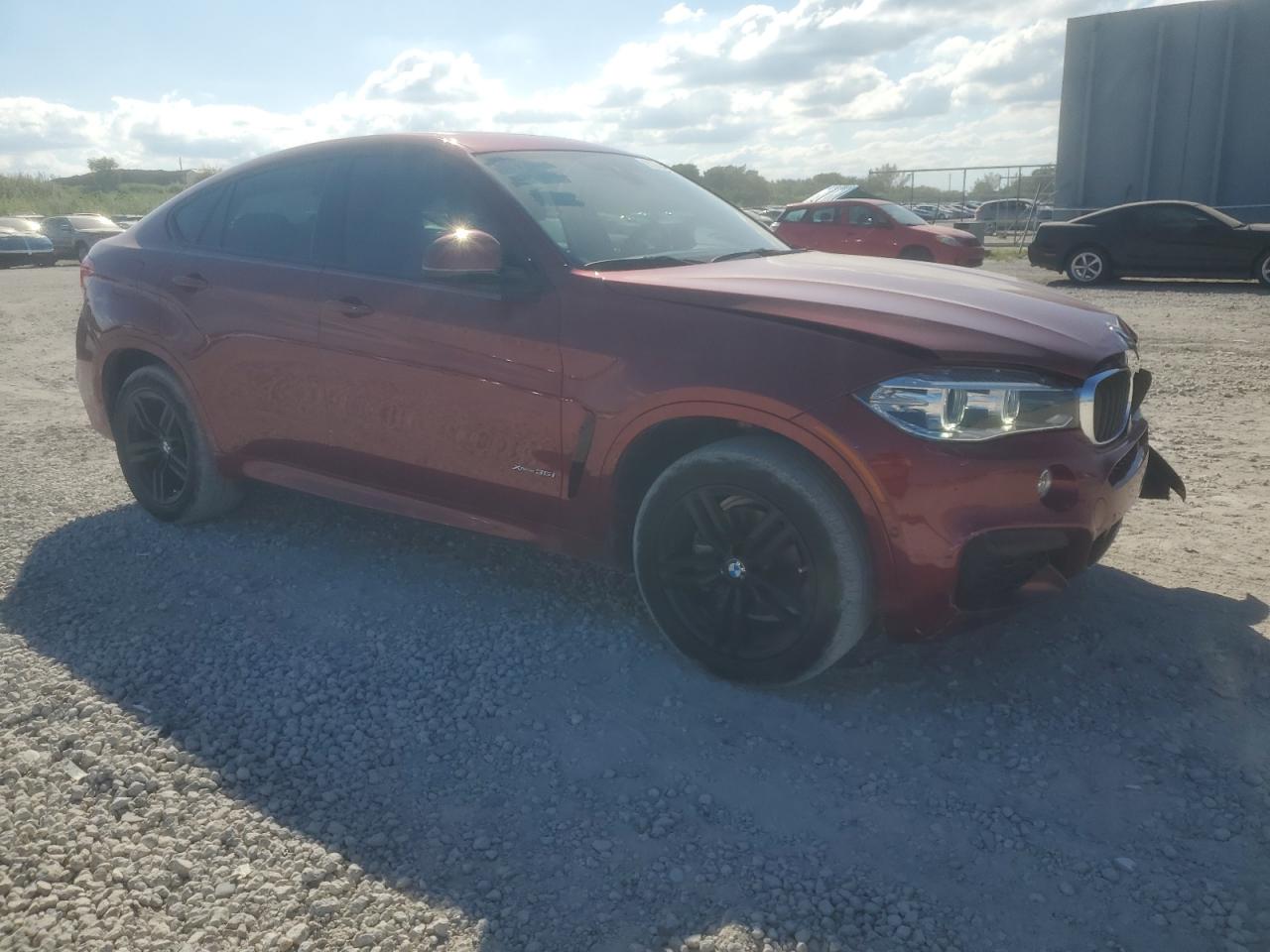 2018 Bmw X6 Xdrive35i Red vin: 5UXKU2C5XJ0X49212
