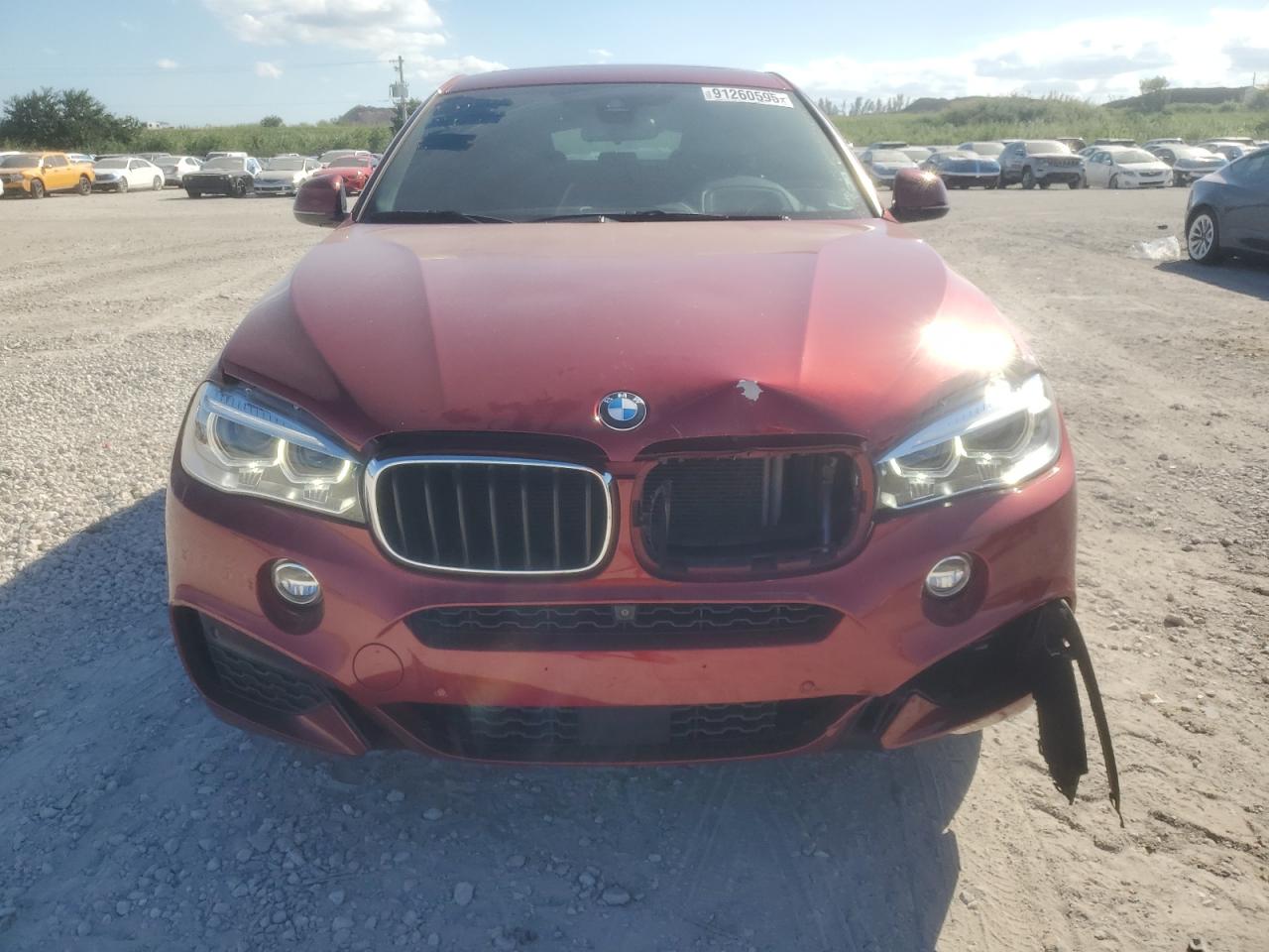 2018 Bmw X6 Xdrive35i Red vin: 5UXKU2C5XJ0X49212