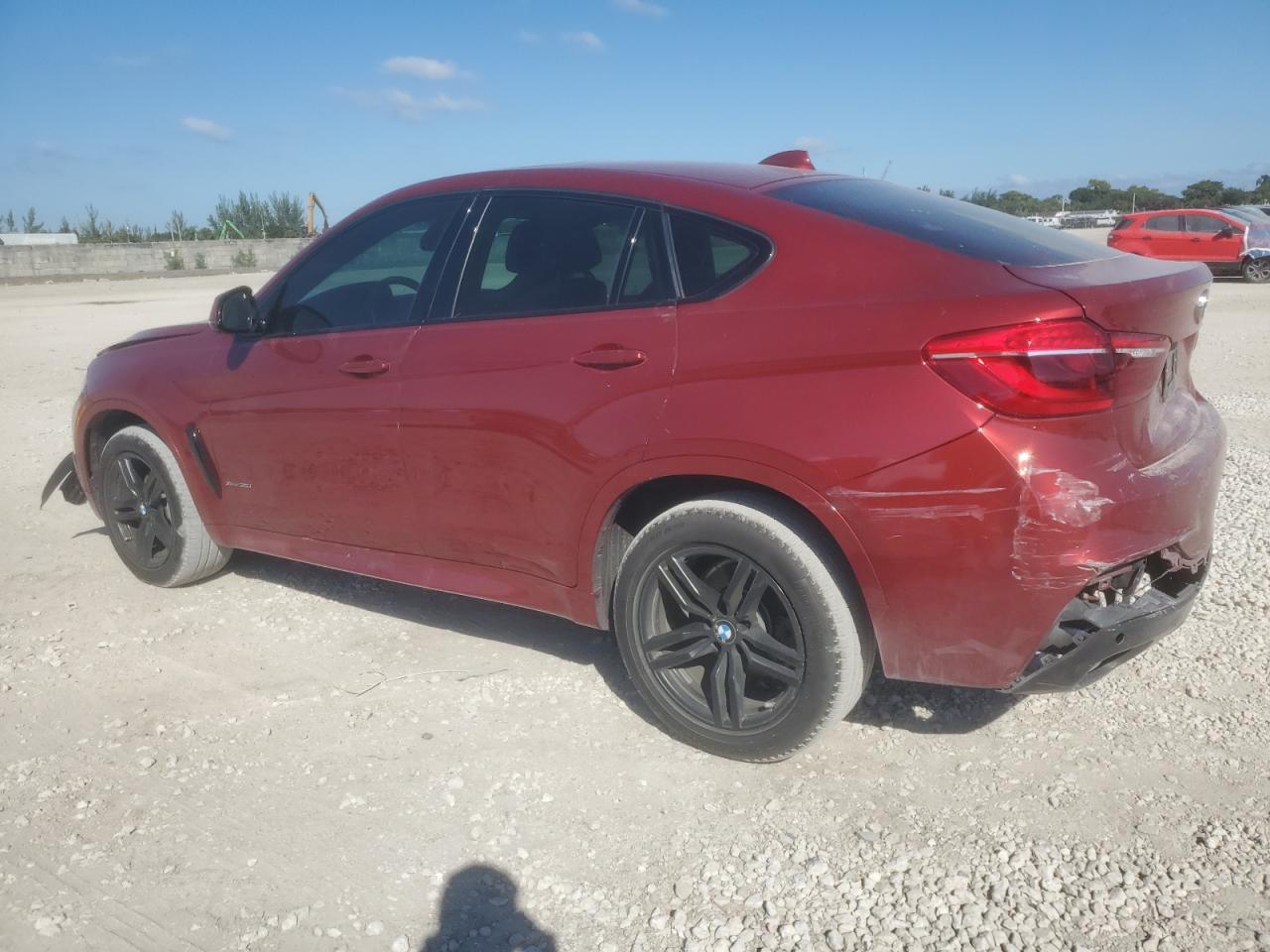 2018 Bmw X6 Xdrive35i Red vin: 5UXKU2C5XJ0X49212