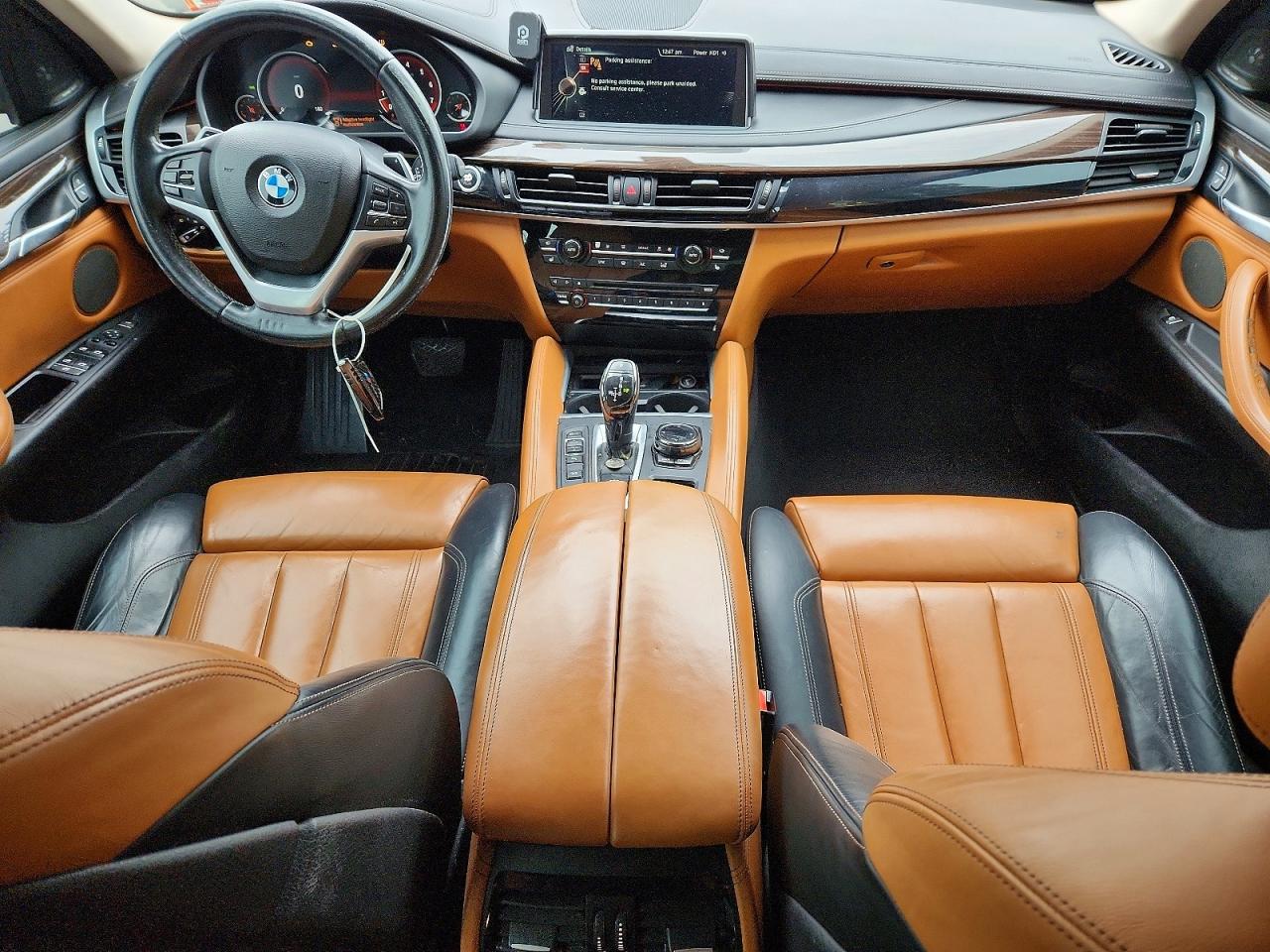 2015 Bmw X6 Xdrive50i Black vin: 5UXKU6C50F0F94039