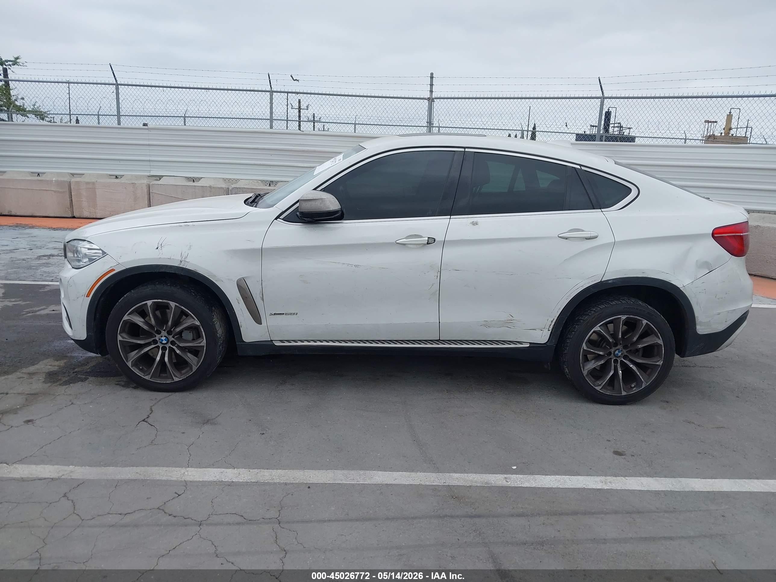 2016 Bmw X6 Xdrive50i White vin: 5UXKU6C52G0R34158