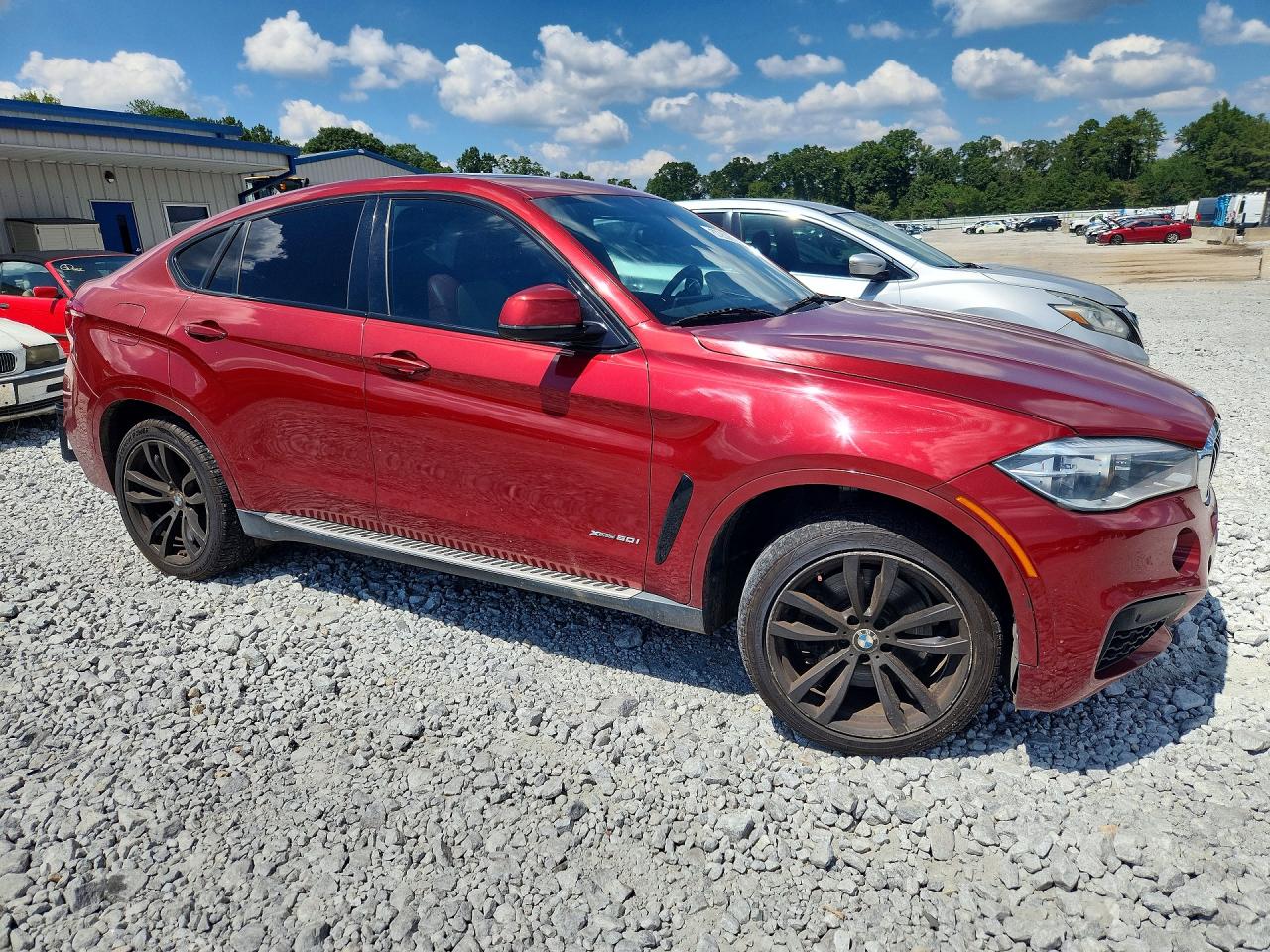 2015 Bmw X6 Xdrive50i Burgundy vin: 5UXKU6C54F0F94206