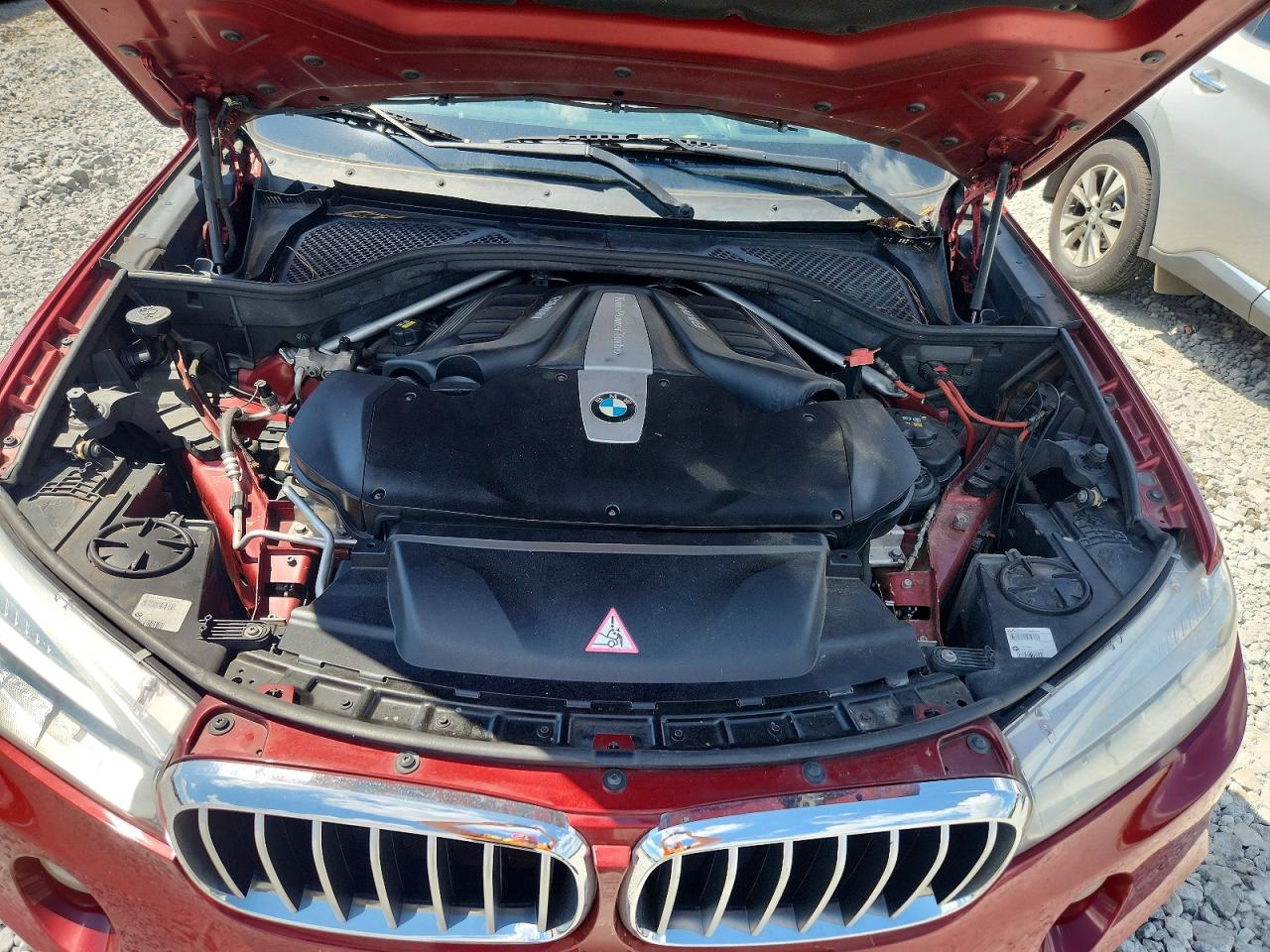 2015 Bmw X6 Xdrive50i Burgundy vin: 5UXKU6C54F0F94206