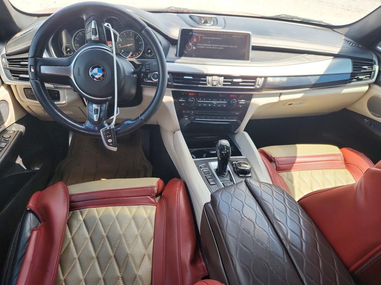 2015 Bmw X6 Xdrive50i Burgundy vin: 5UXKU6C54F0F94206
