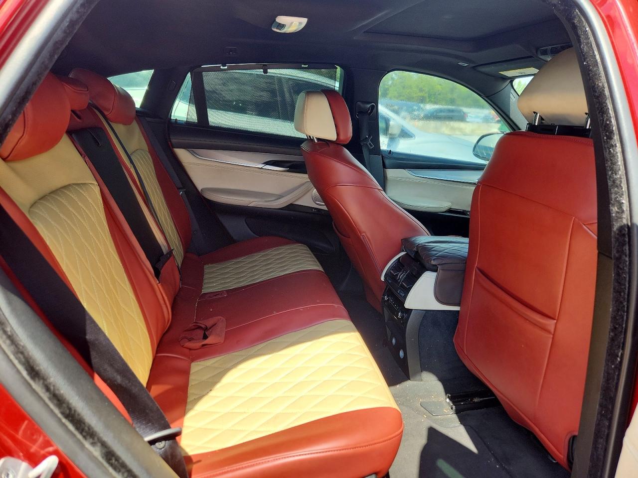 2015 Bmw X6 Xdrive50i Burgundy vin: 5UXKU6C54F0F94206